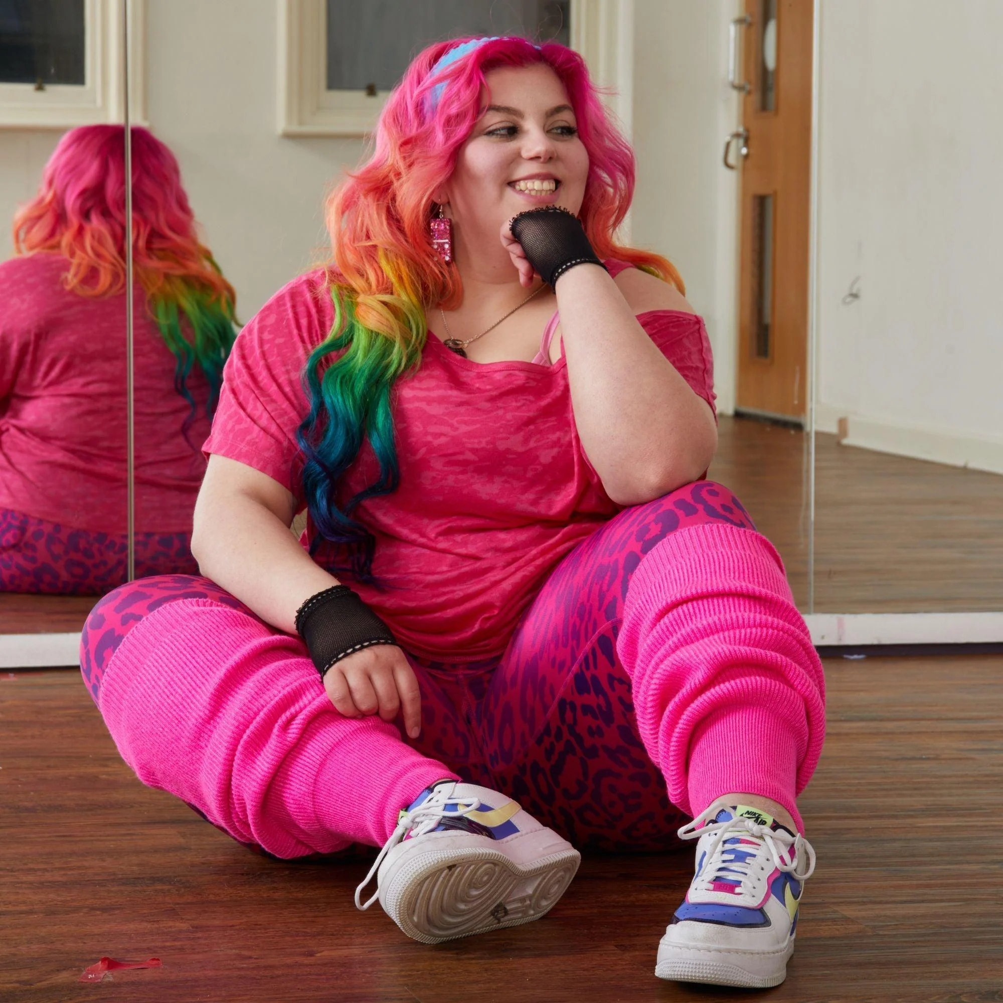 Leg Warmers - Neon Pink - Image 11