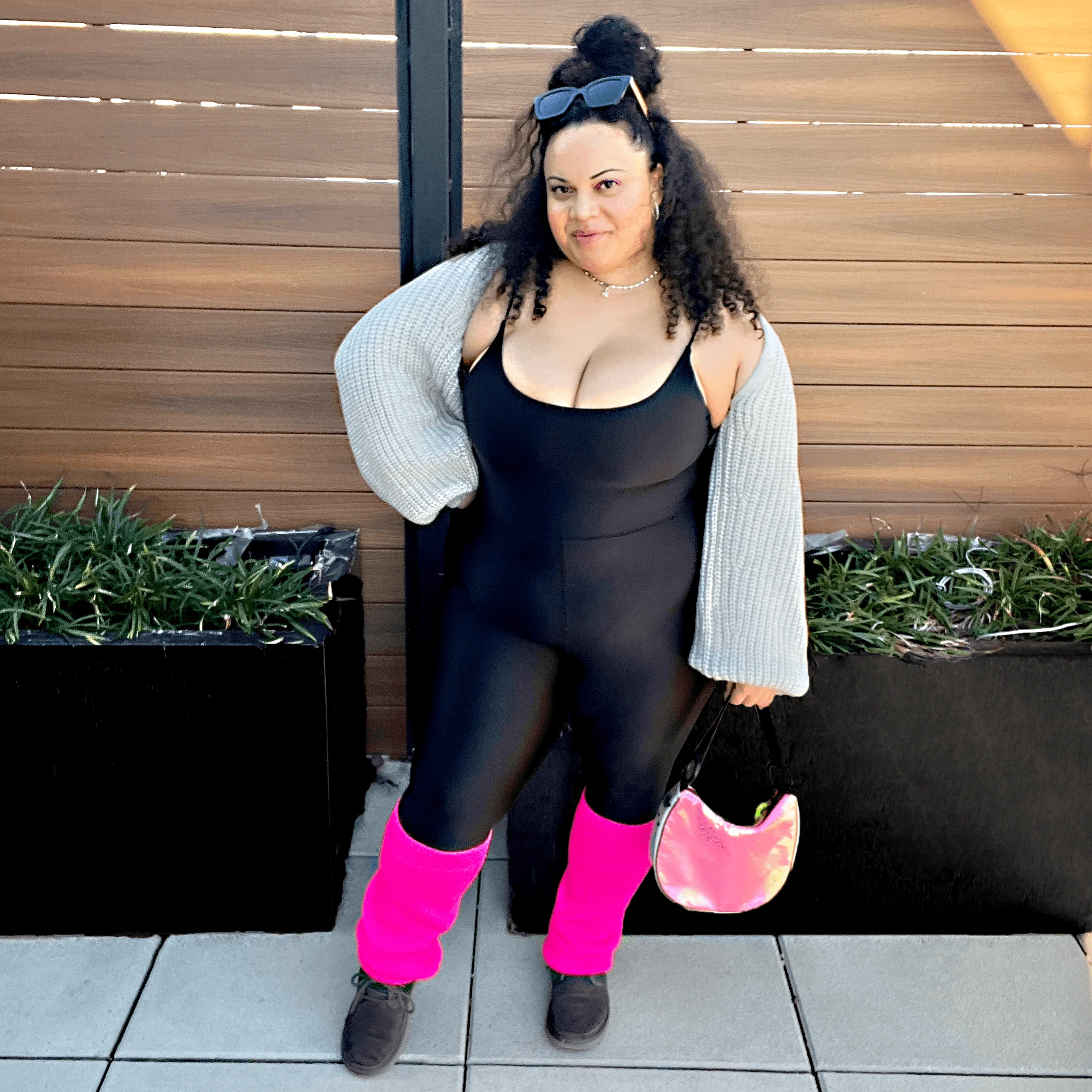 Leg Warmers - Neon Pink - Image 4