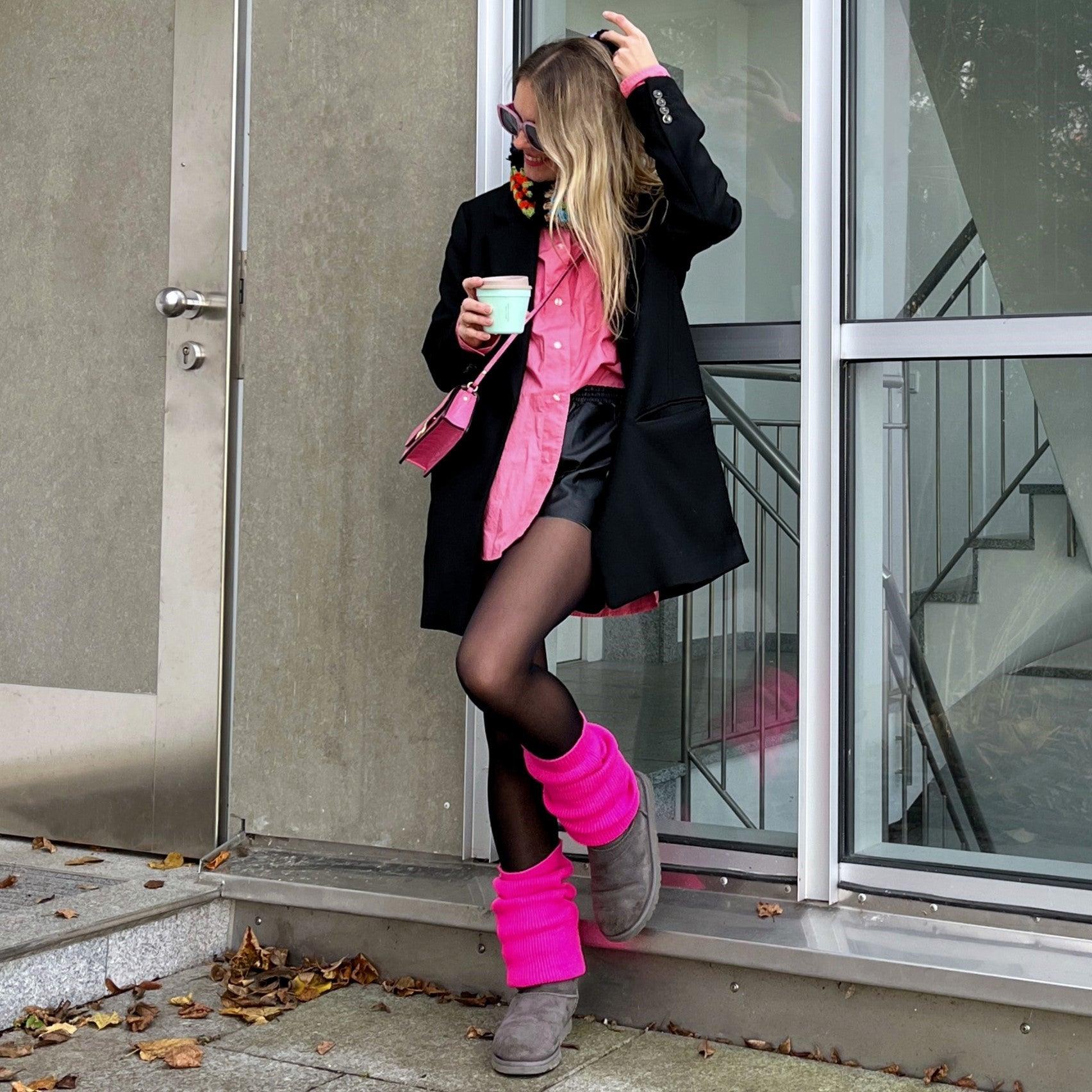 Leg Warmers - Neon Pink - Image 8