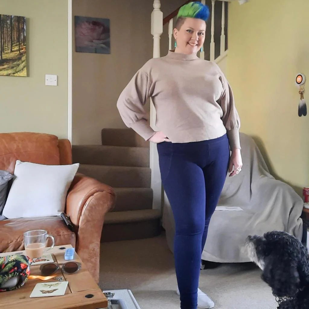 Squat Proof Leggings (Long) - Navy - Image 3