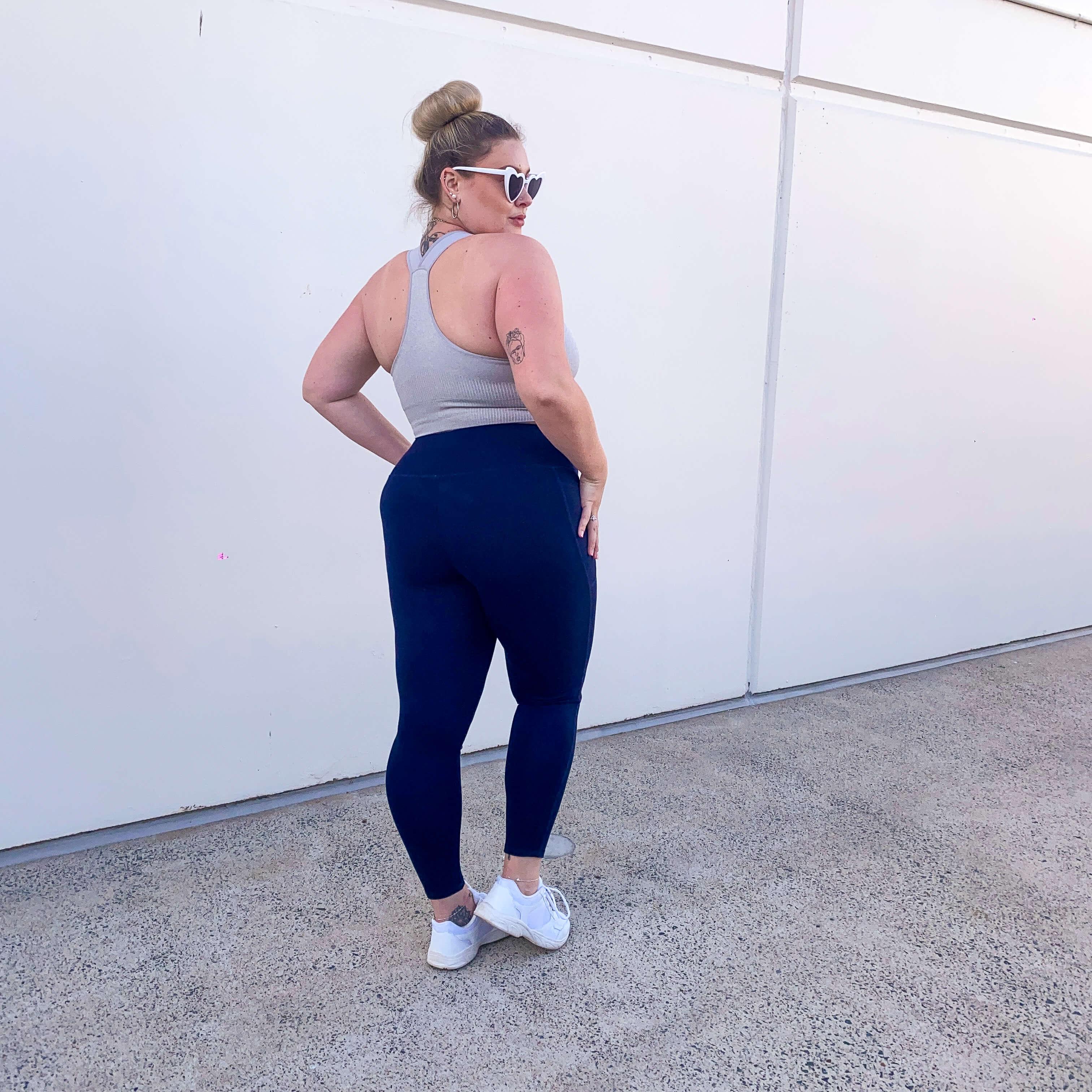 Squat Proof Leggings (Long) - Navy - Image 6