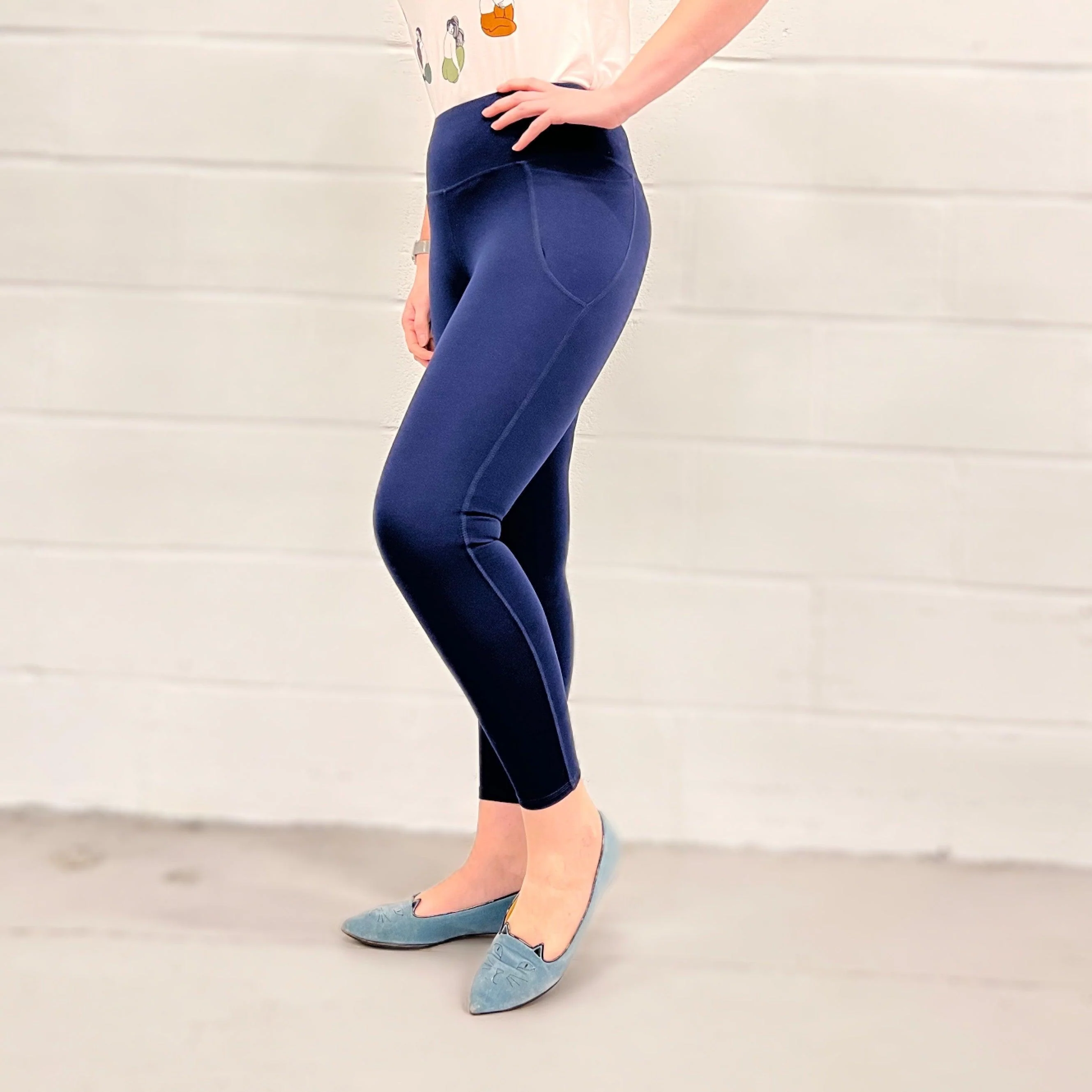 Squat Proof Leggings (Long) - Navy - Image 9