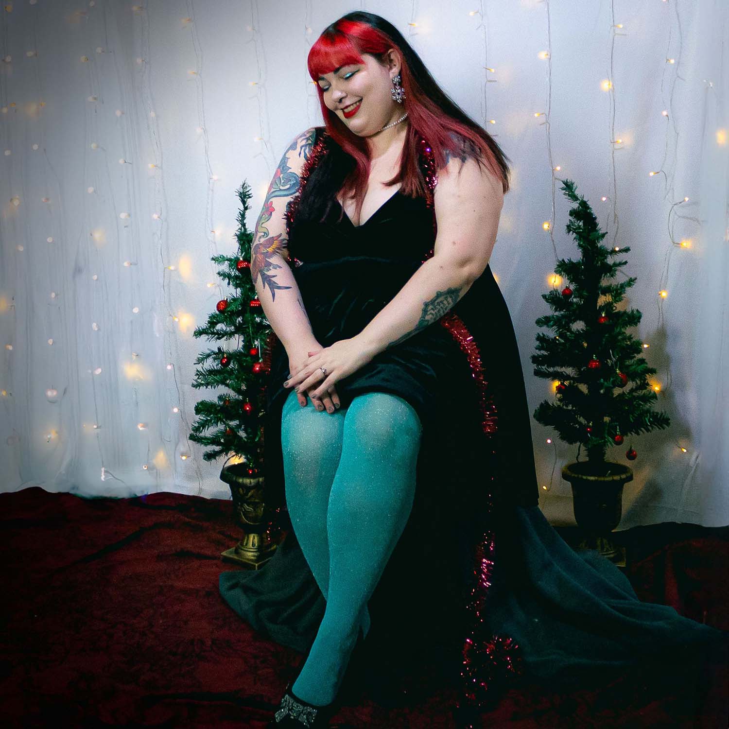 Sheer Lux Sparkle Tights - Mosaic - Image 7
