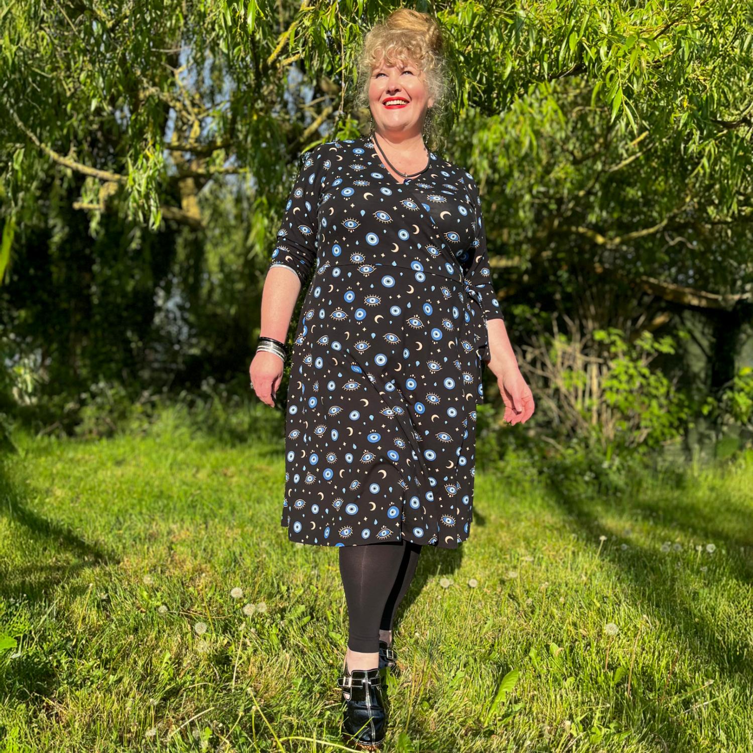 Malocchio Wrap Dress - Image 10