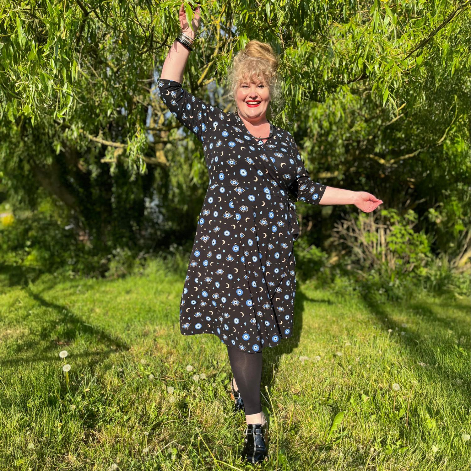Malocchio Wrap Dress - Image 16