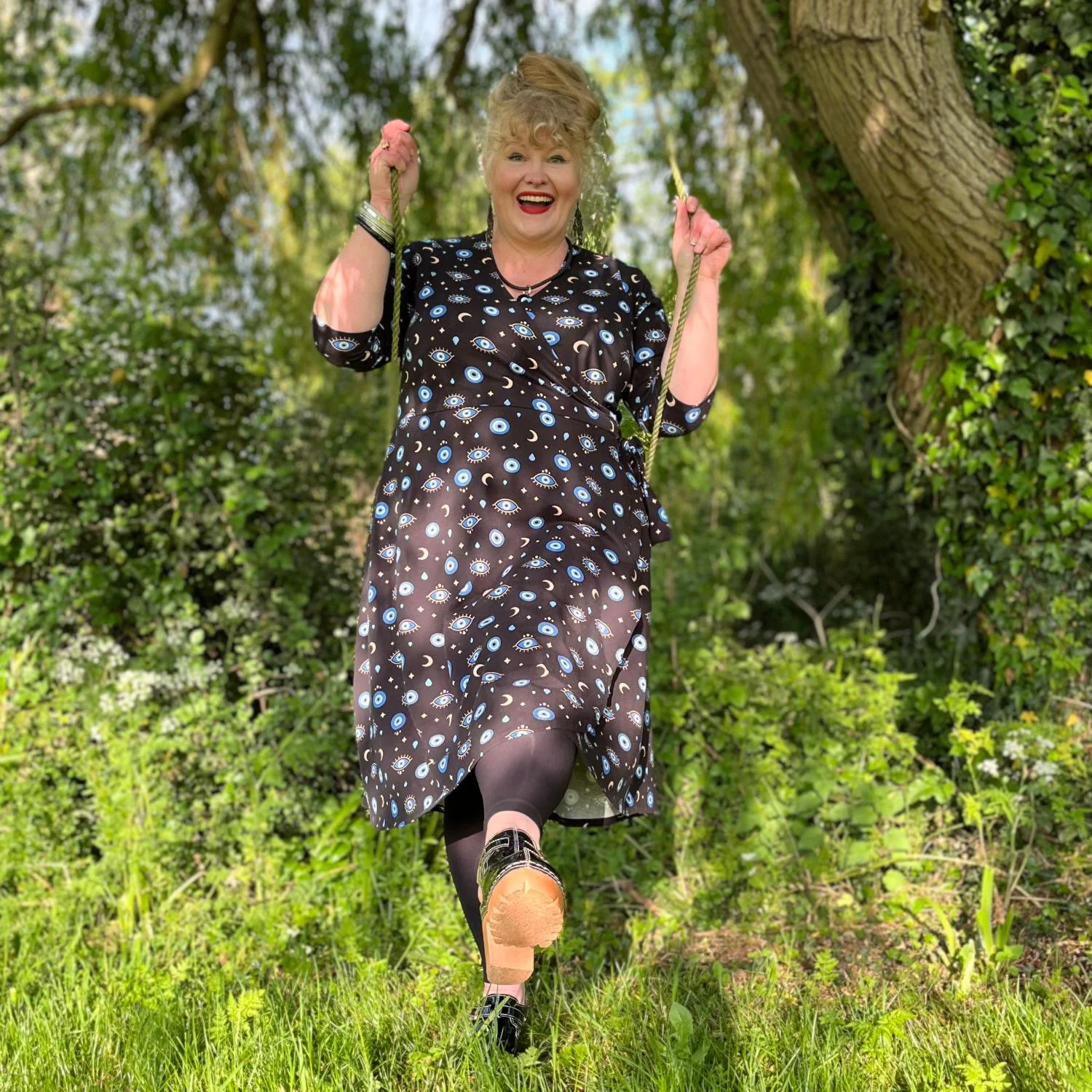 Malocchio Wrap Dress - Image 20