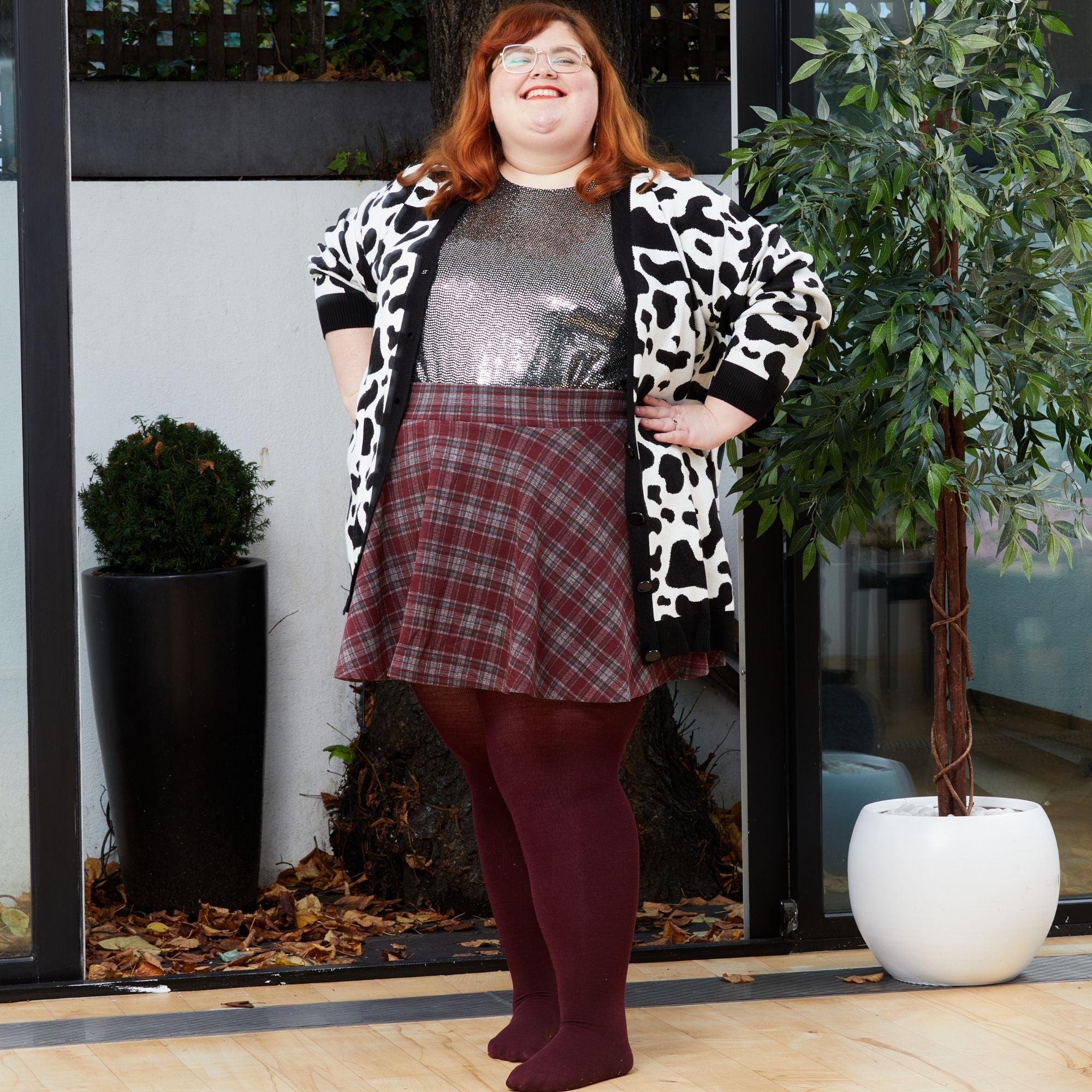 Merino Wool Tights - Red Velvet Cake - Image 13