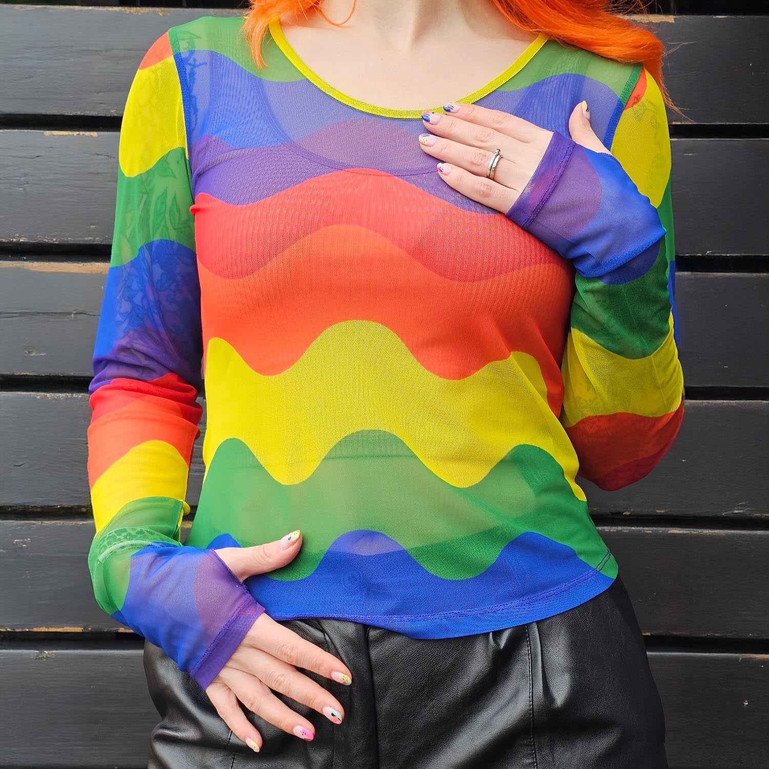 Mesh Top - Rainbeaux - Image 2