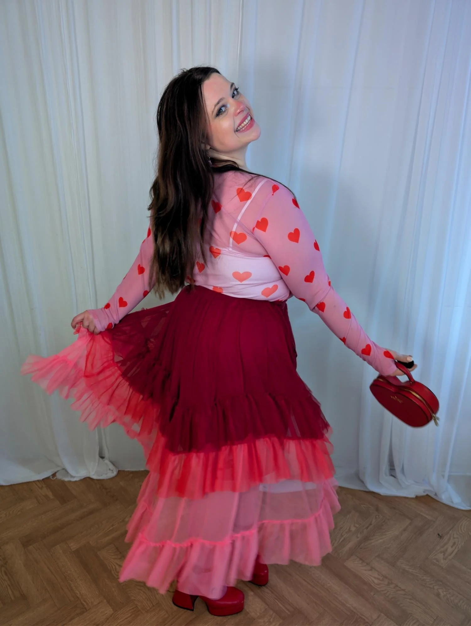 Mesh Maxi Skirt - Pirouette Ombre - Image 5