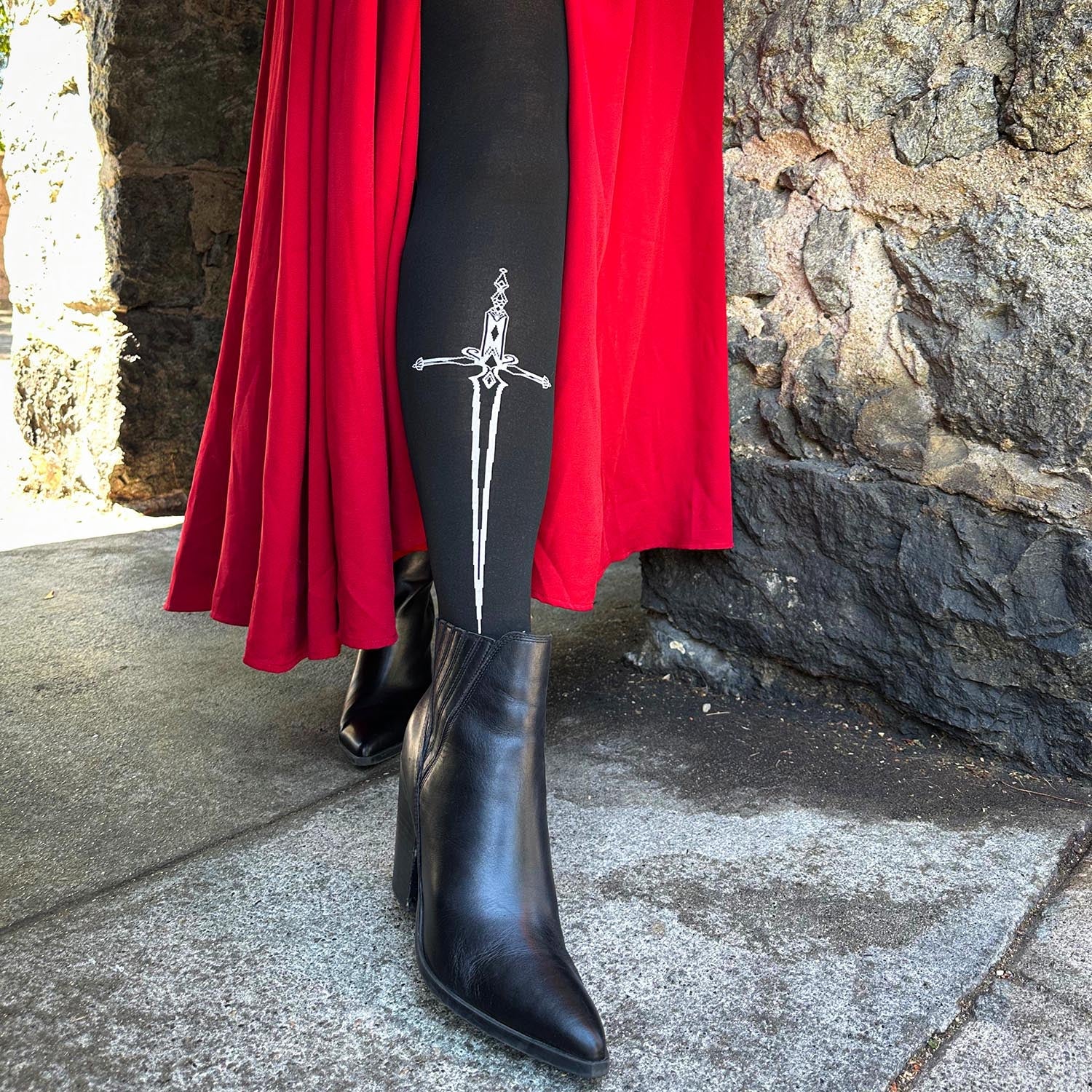 80 Denier Tights - Midnight Executioner - Image 7