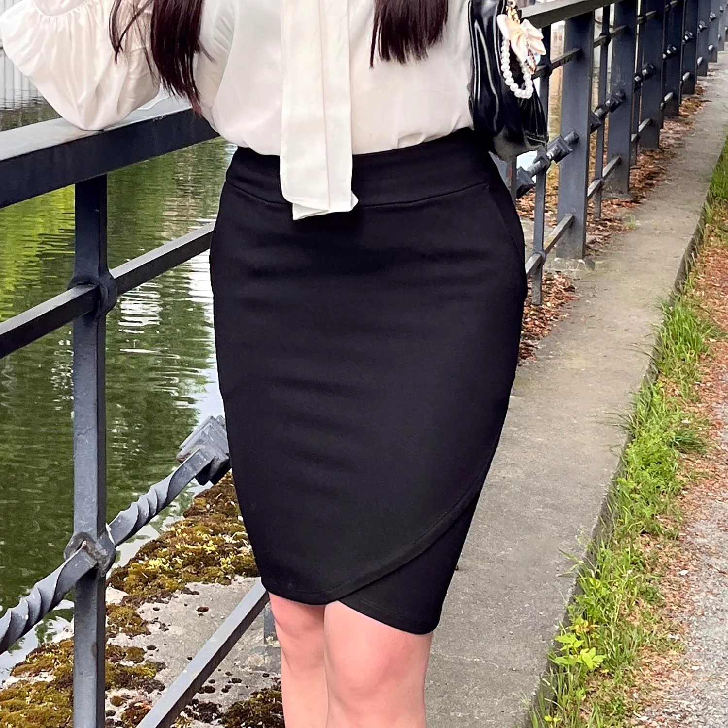 Tulip Mini Skirt - Black - Image 5