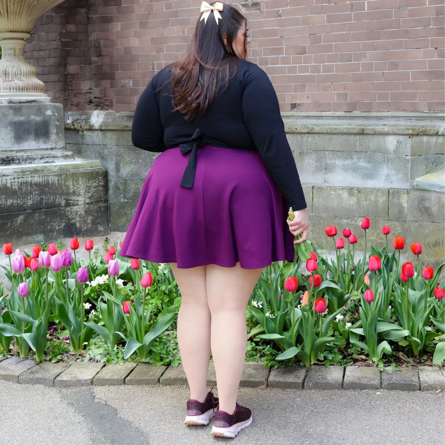 Mini-Flare Skirt - Mulberry - Image 14