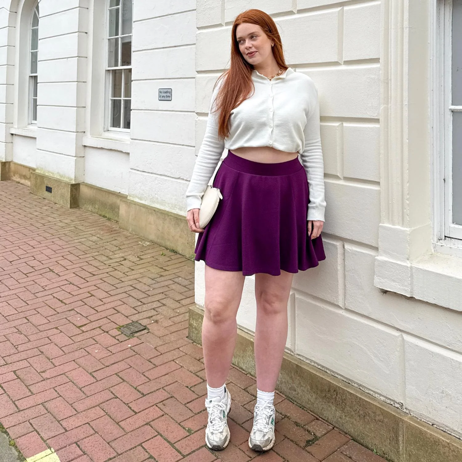 Mini-Flare Skirt - Mulberry - Image 4
