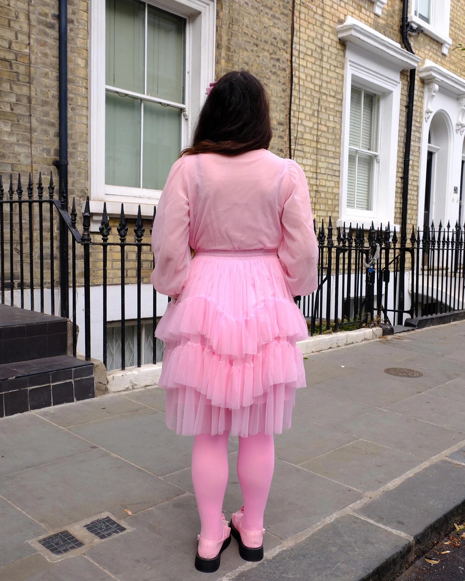 Mesh Skirt - Flushing Pink - Image 18