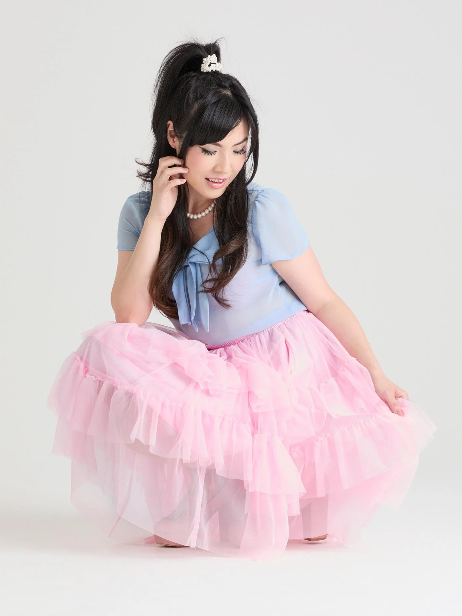Mesh Skirt - Flushing Pink - Image 19