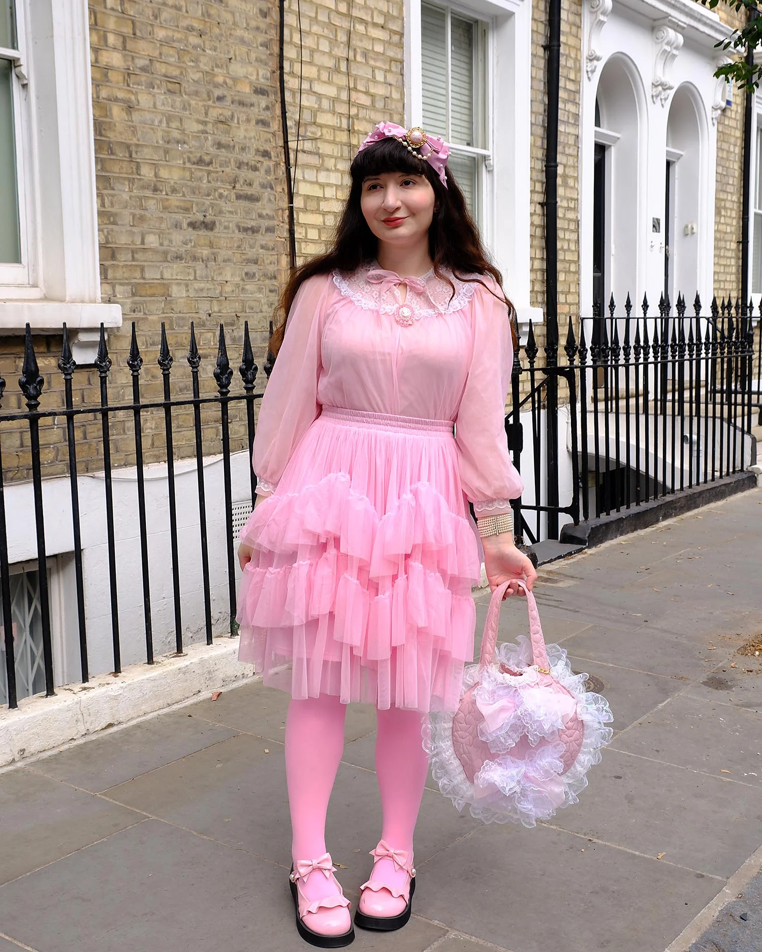 Mesh Skirt - Flushing Pink - Image 5
