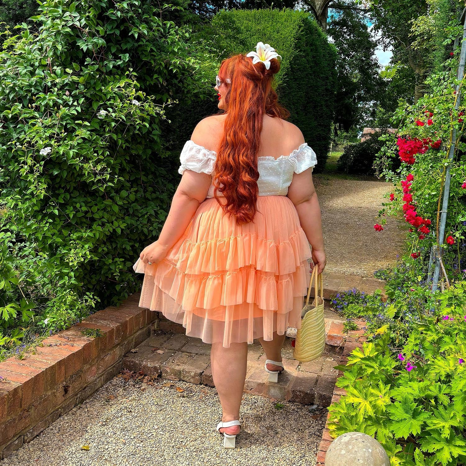 Mesh Skirt - Peach Mousse - Image 19