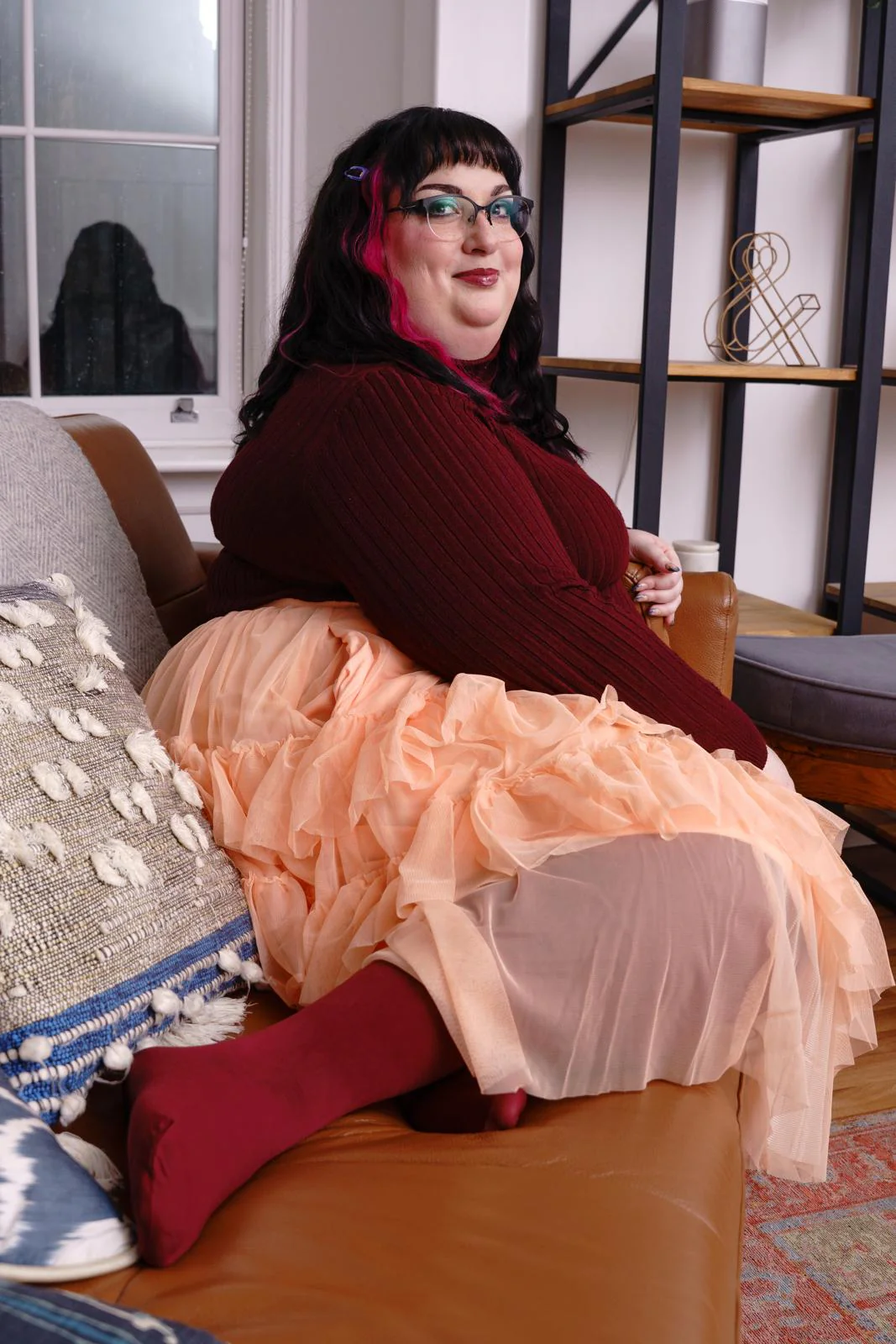 Mesh Skirt - Peach Mousse - Image 4