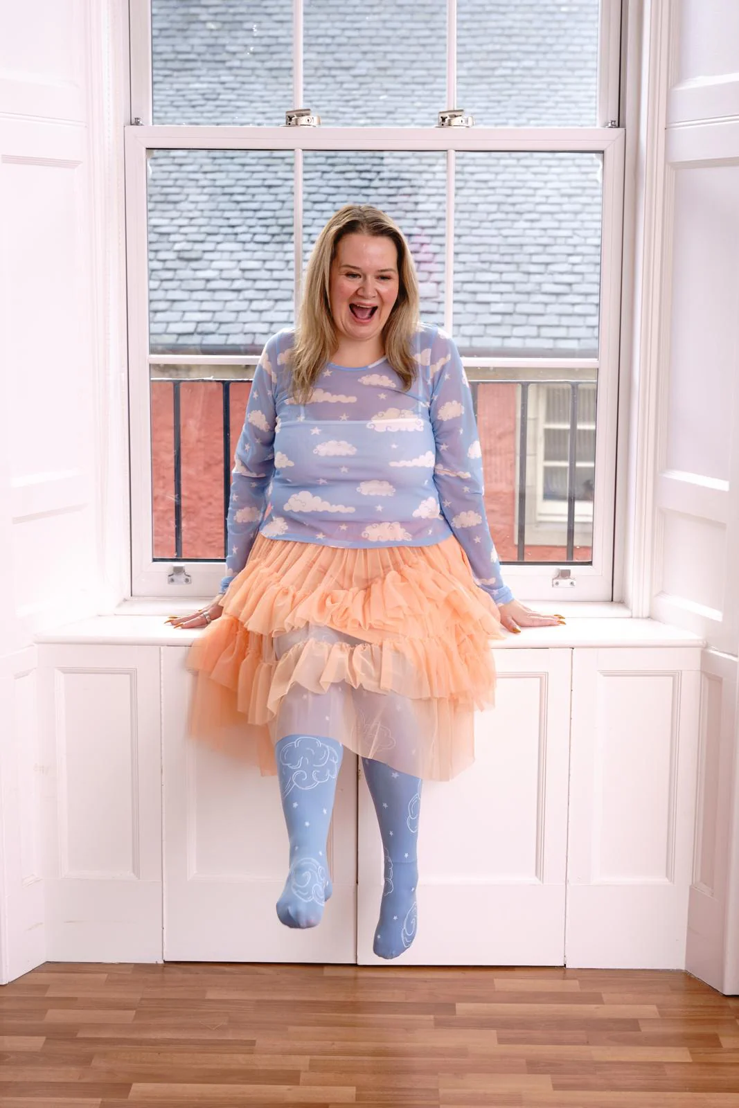 Mesh Skirt - Peach Mousse - Image 6