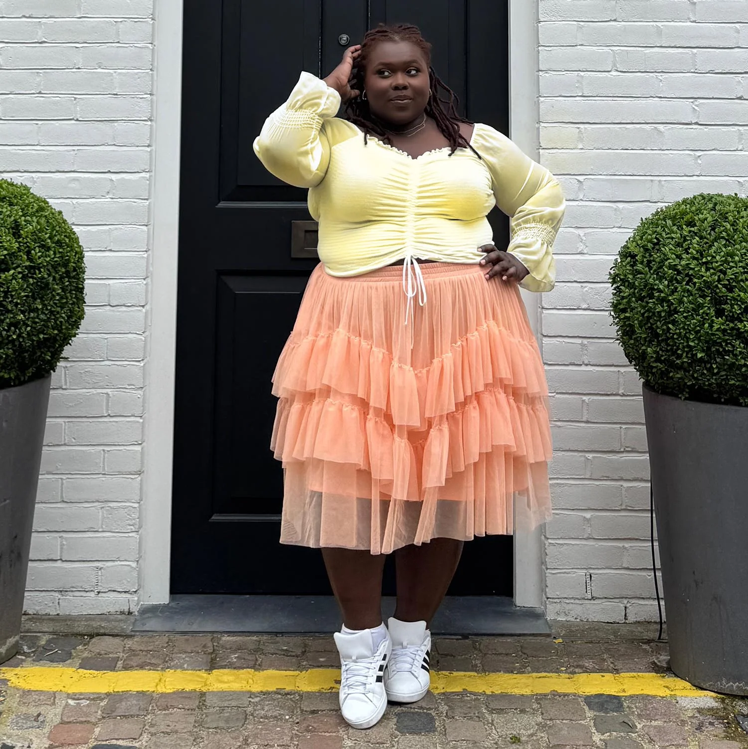 Mesh Skirt - Peach Mousse - Image 9
