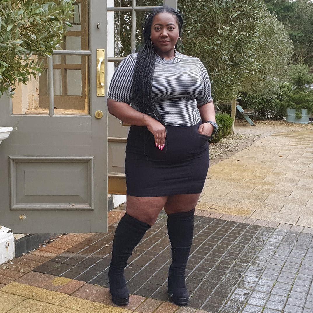 Mini Skirt - Black - Image 4