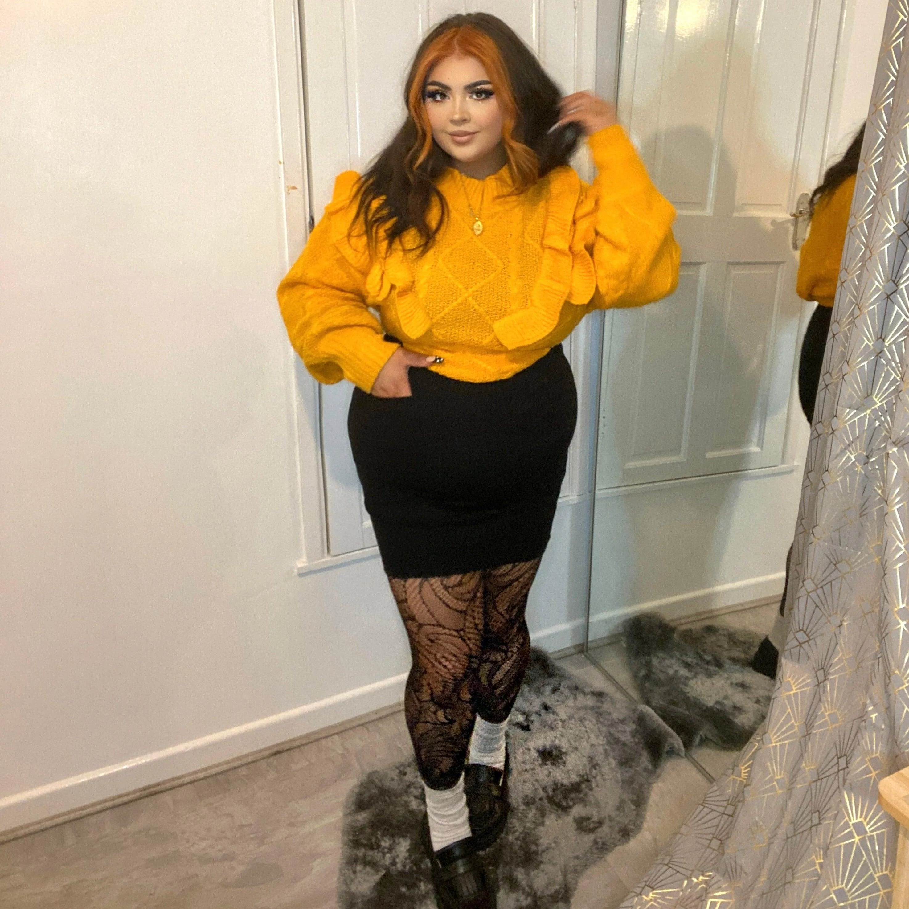 Mini Skirt - Black - Image 5