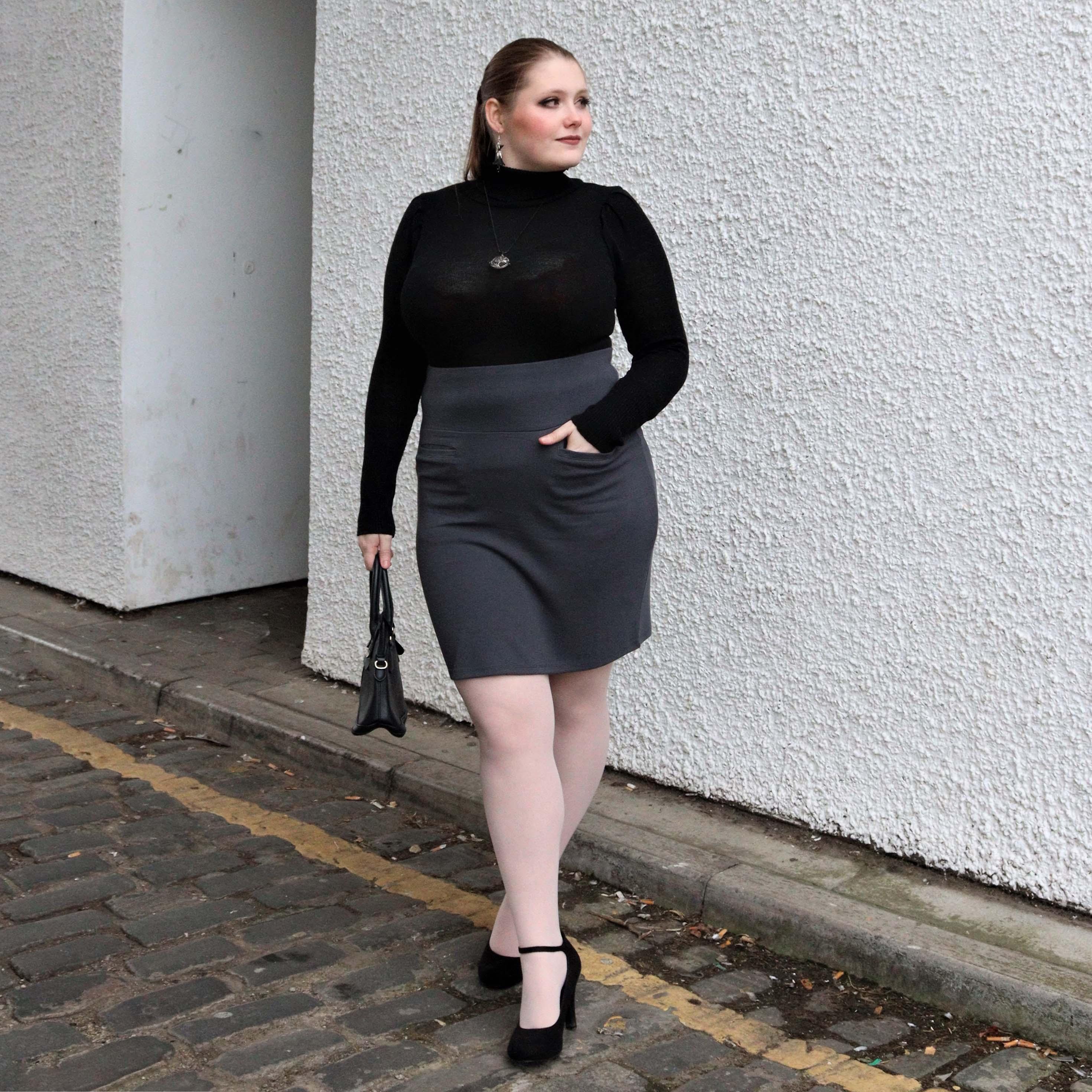 Mini Skirt - Slate Grey - Image 12