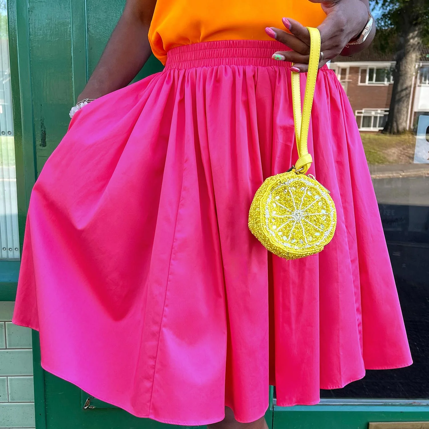 Poplin Skirt - Bubblegum - Image 3
