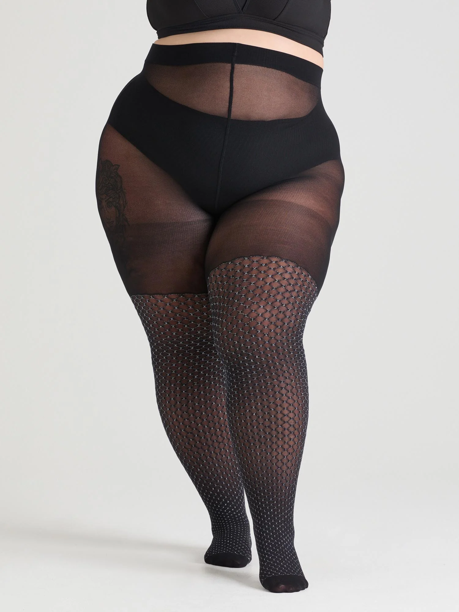Faux Thigh High Tights - Bob - Image 4