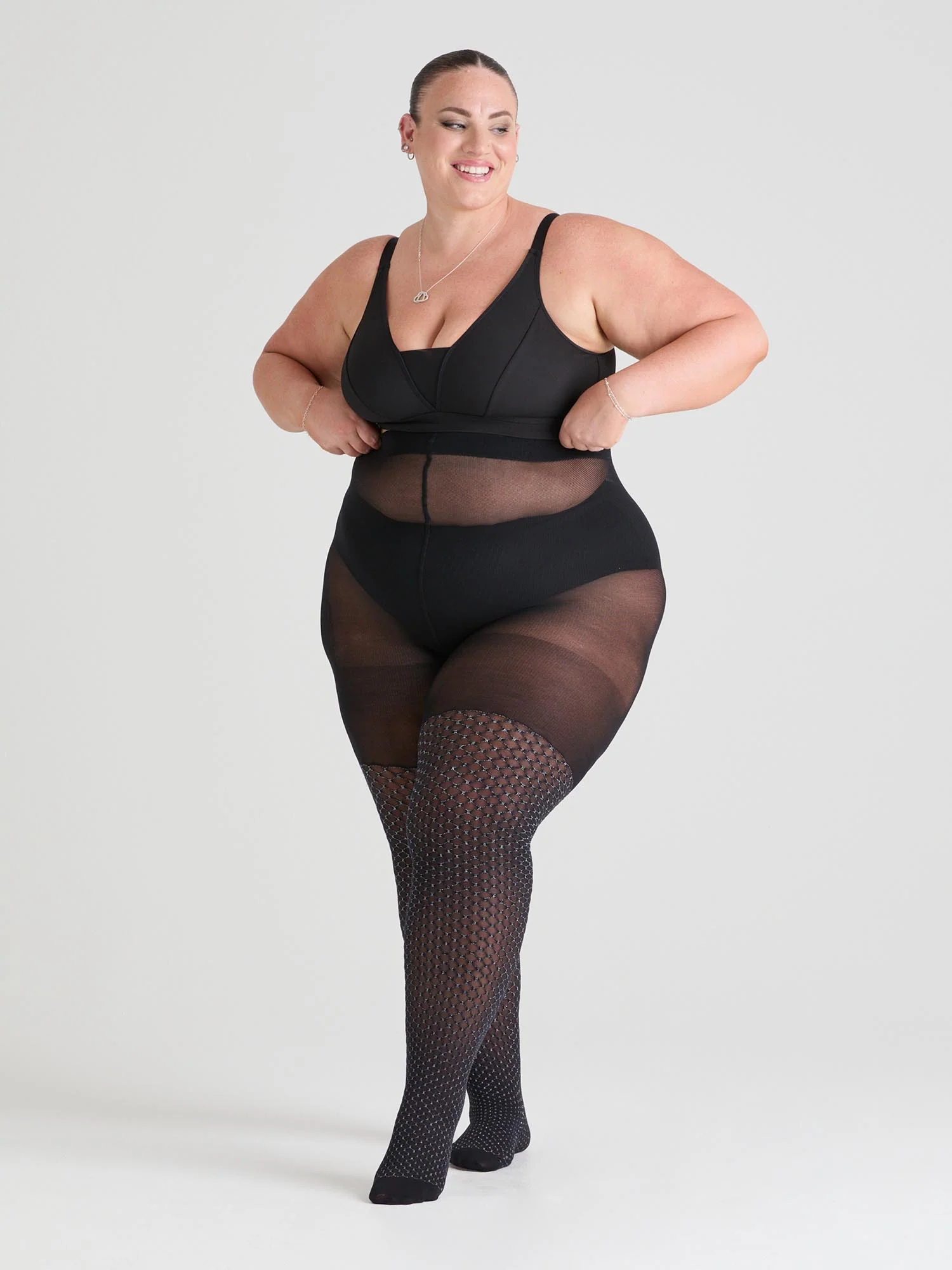 Faux Thigh High Tights - Bob - Image 6