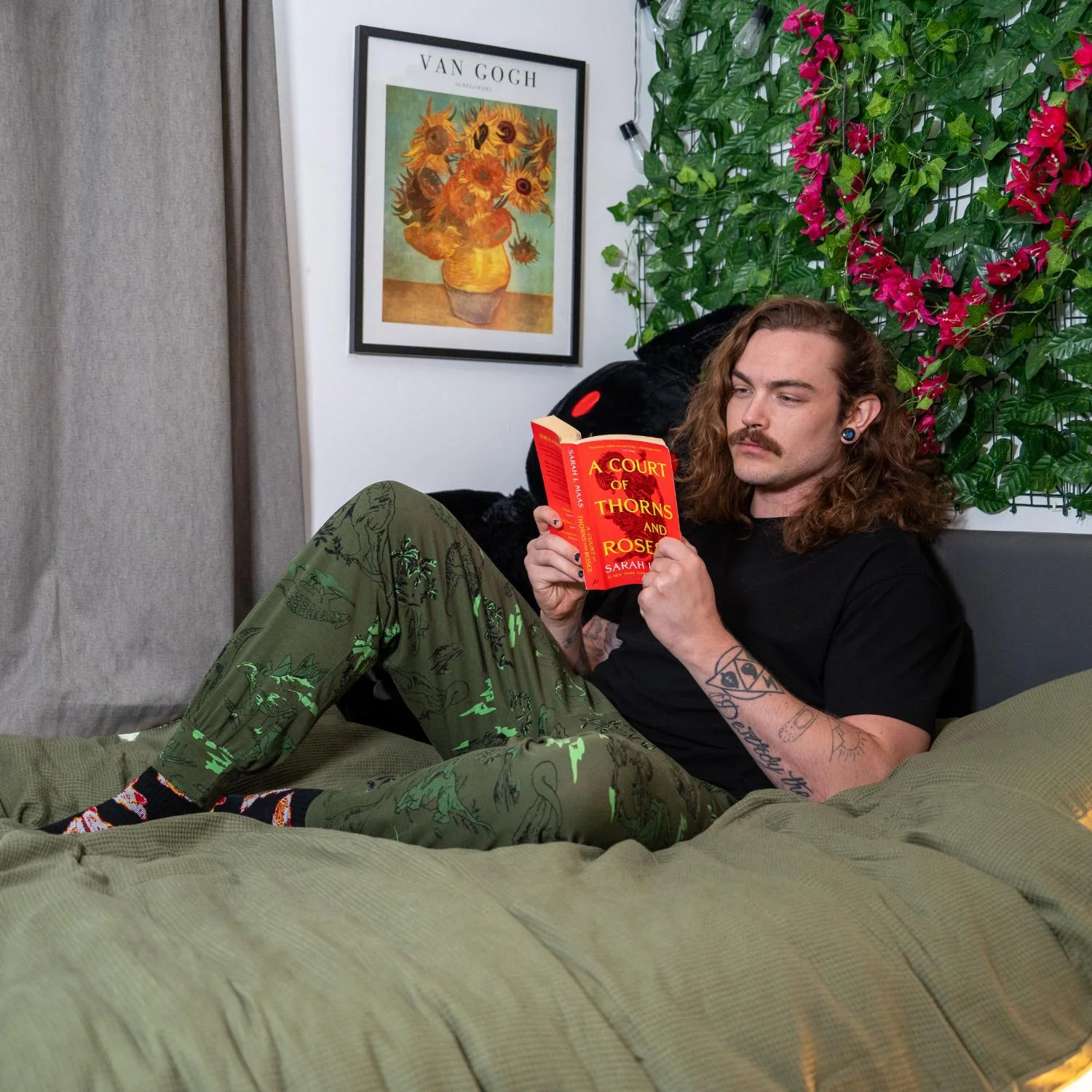 Organic Cotton PJ Bottoms - Dino - Image 5