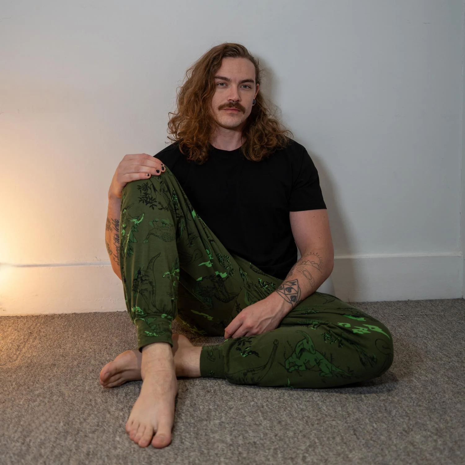 Organic Cotton PJ Bottoms - Dino - Image 6