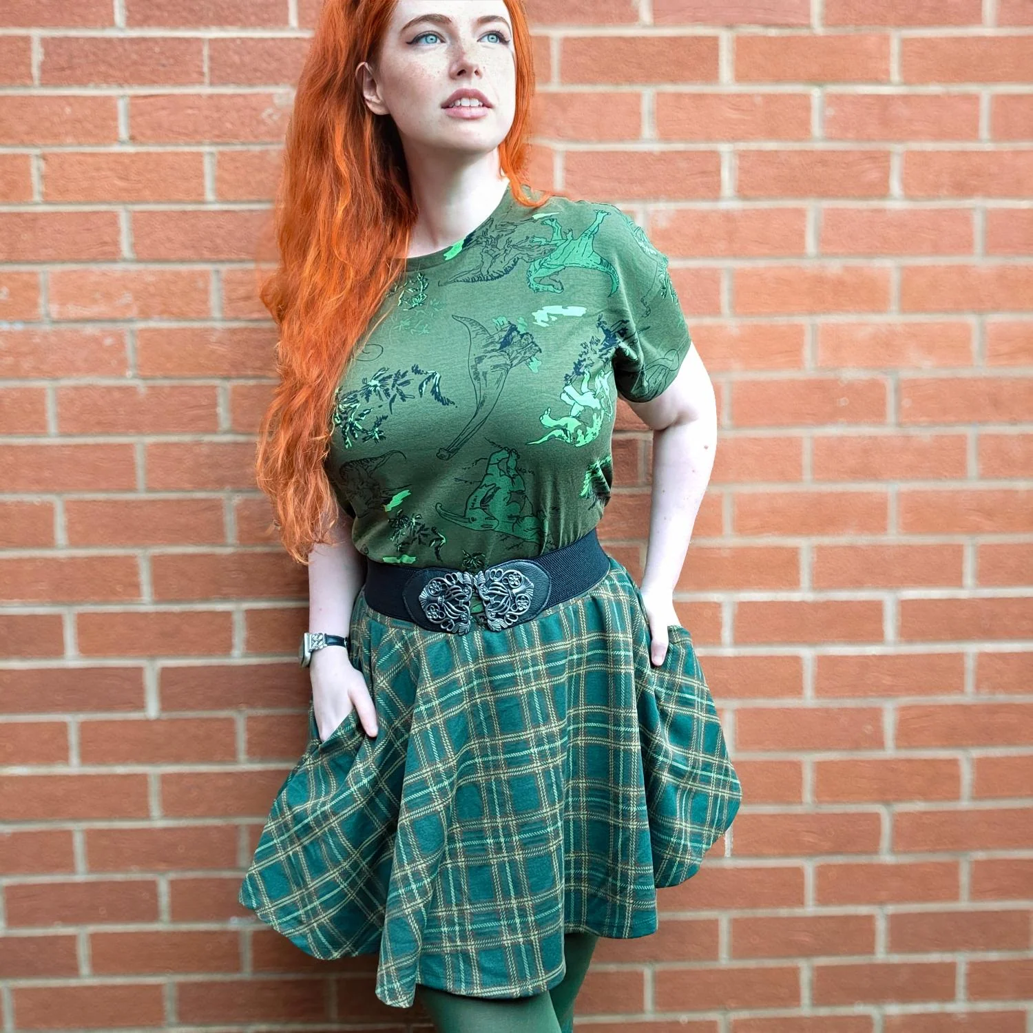 Organic Cotton Boxy Tee - Dino