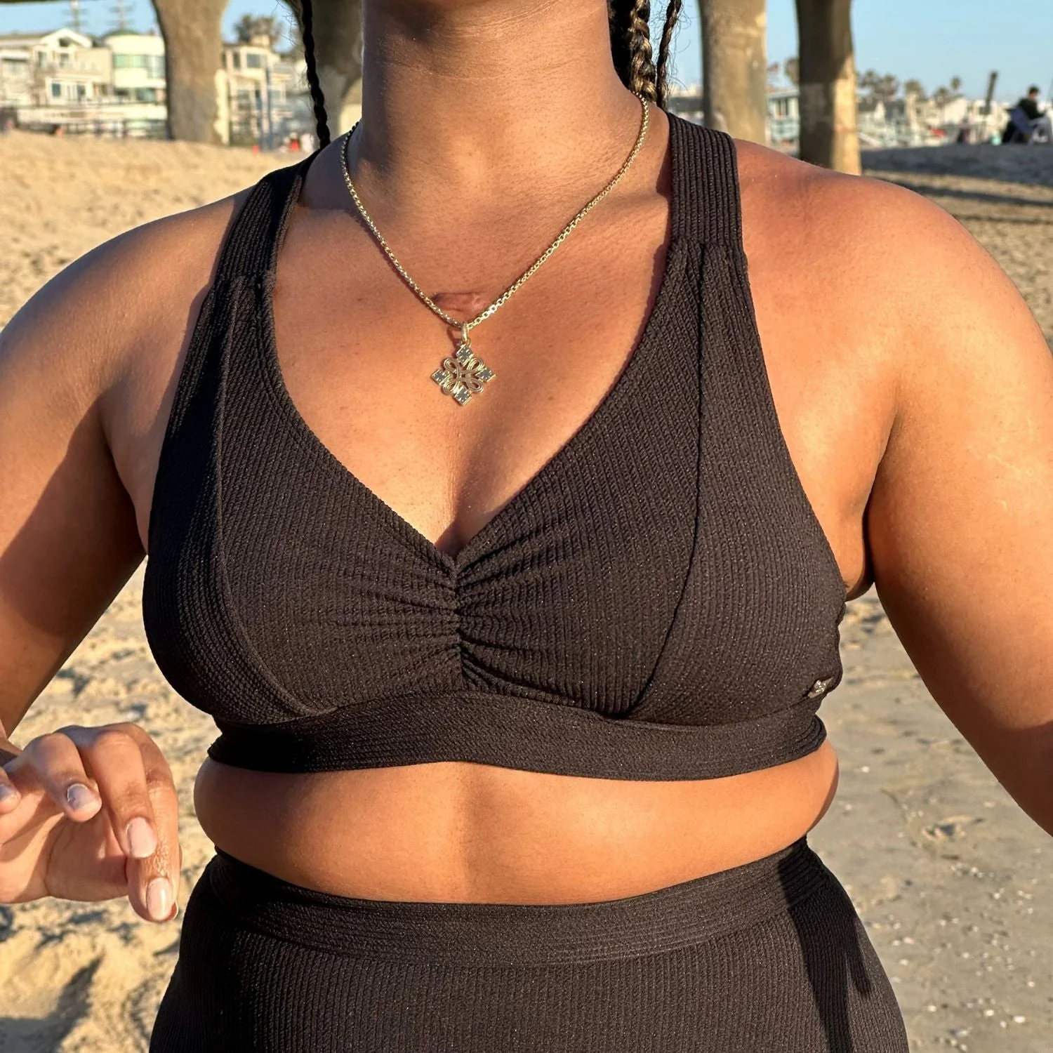 Tidelands Bikini Top - Black - Image 15