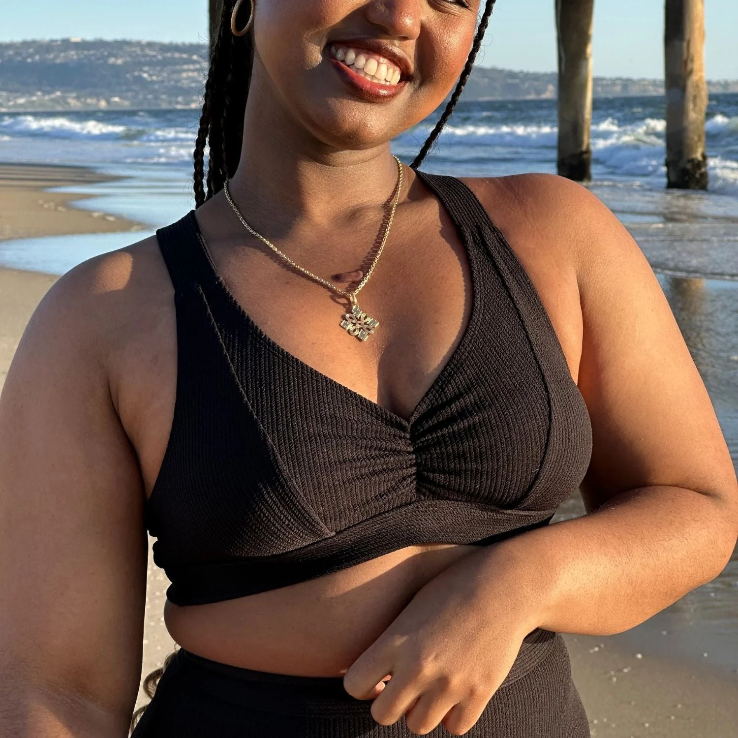 Tidelands Bikini Top - Black - Image 3