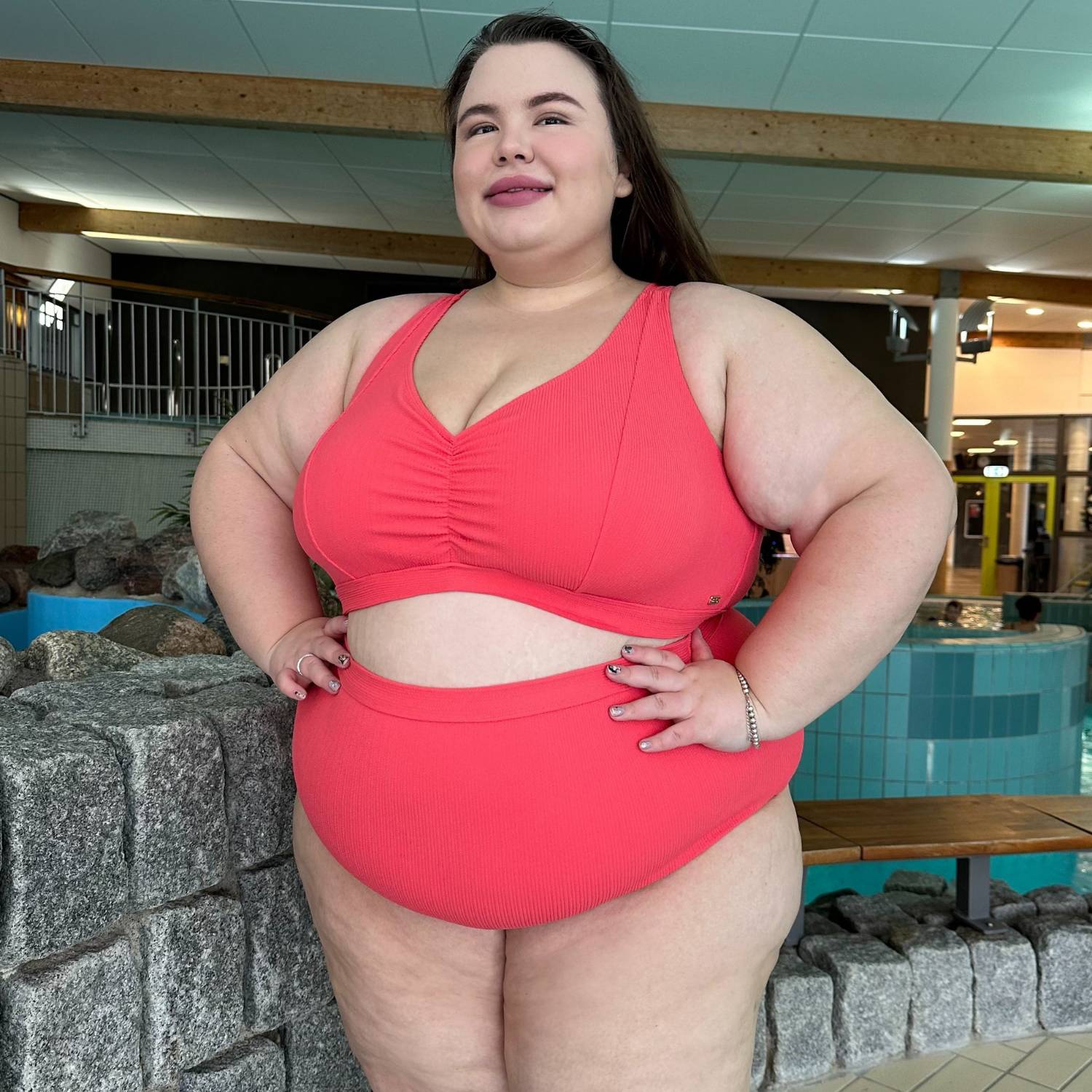 There Can Be Only One Bikini Top - Coral - Image 17