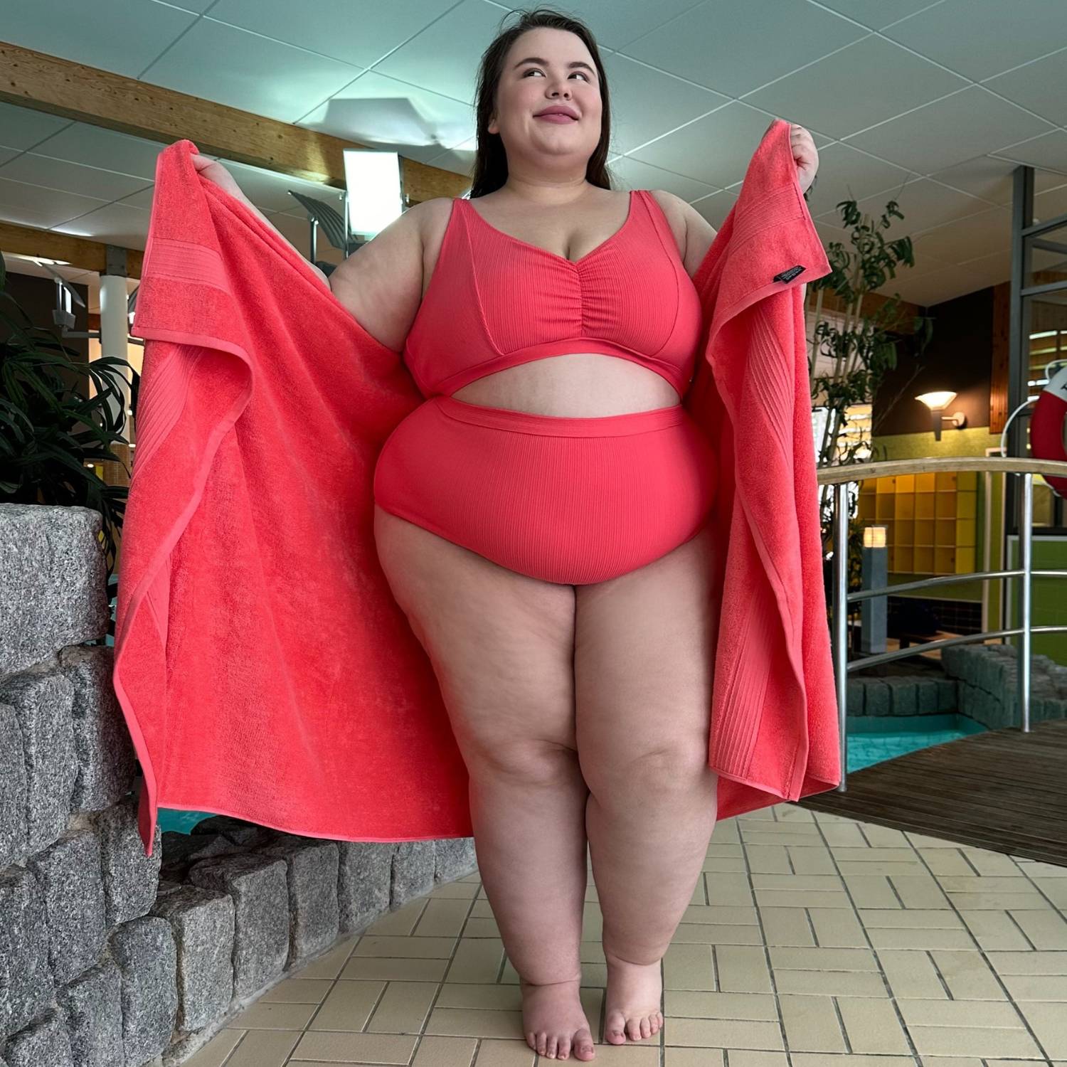 There Can Be Only One Bikini Top - Coral - Image 19