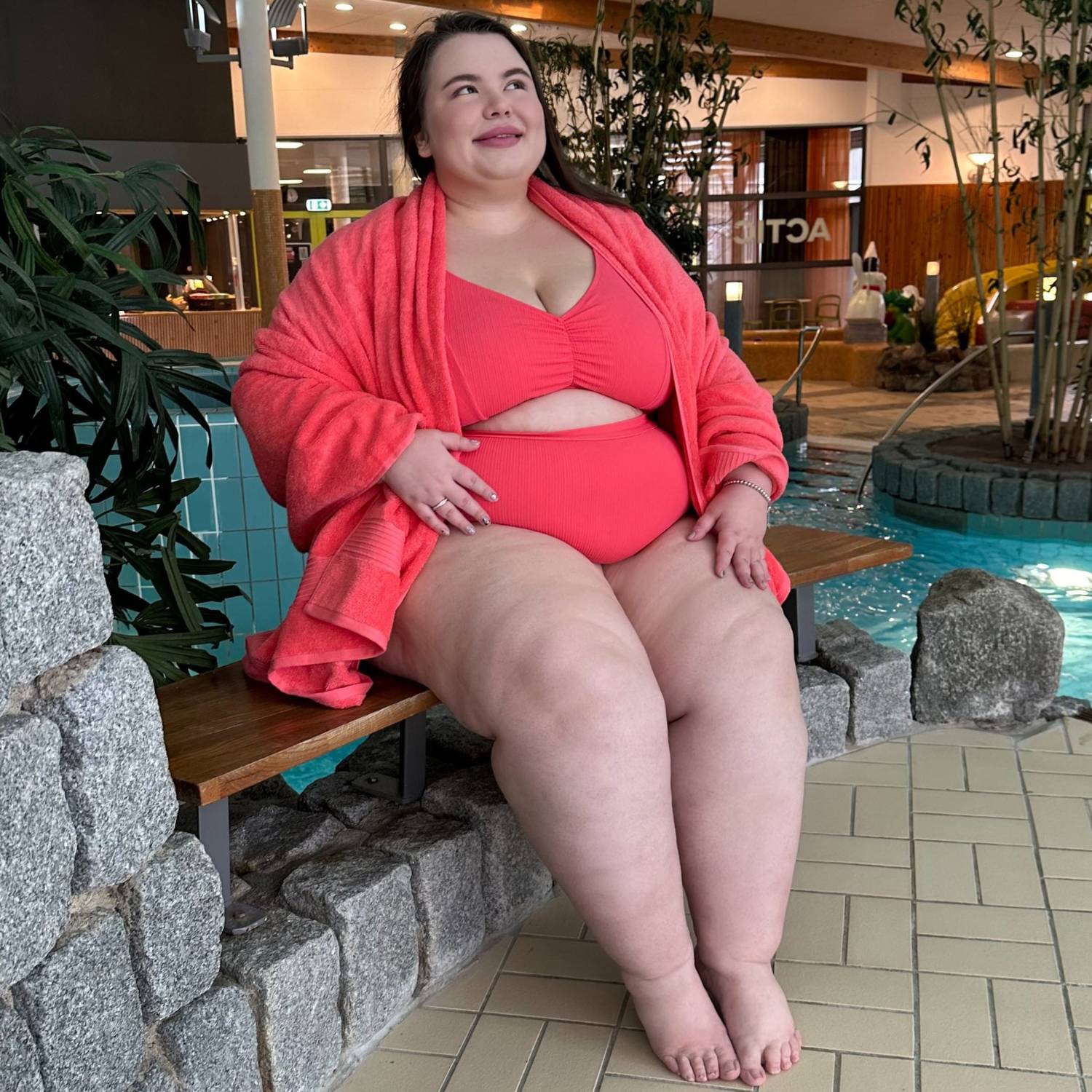 There Can Be Only One Bikini Top - Coral - Image 20