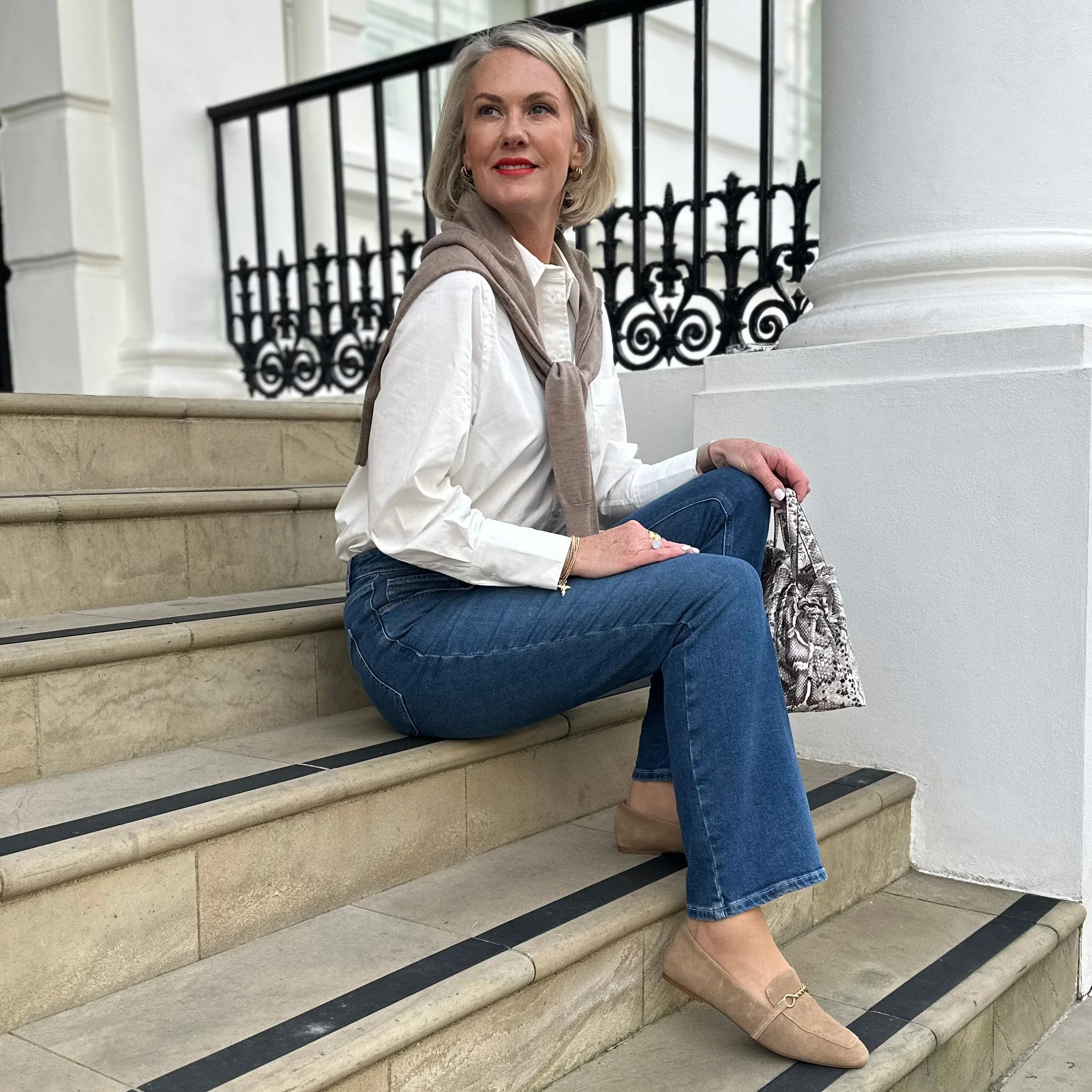 Organic Bootcut Jeans - Atlantic - Image 11