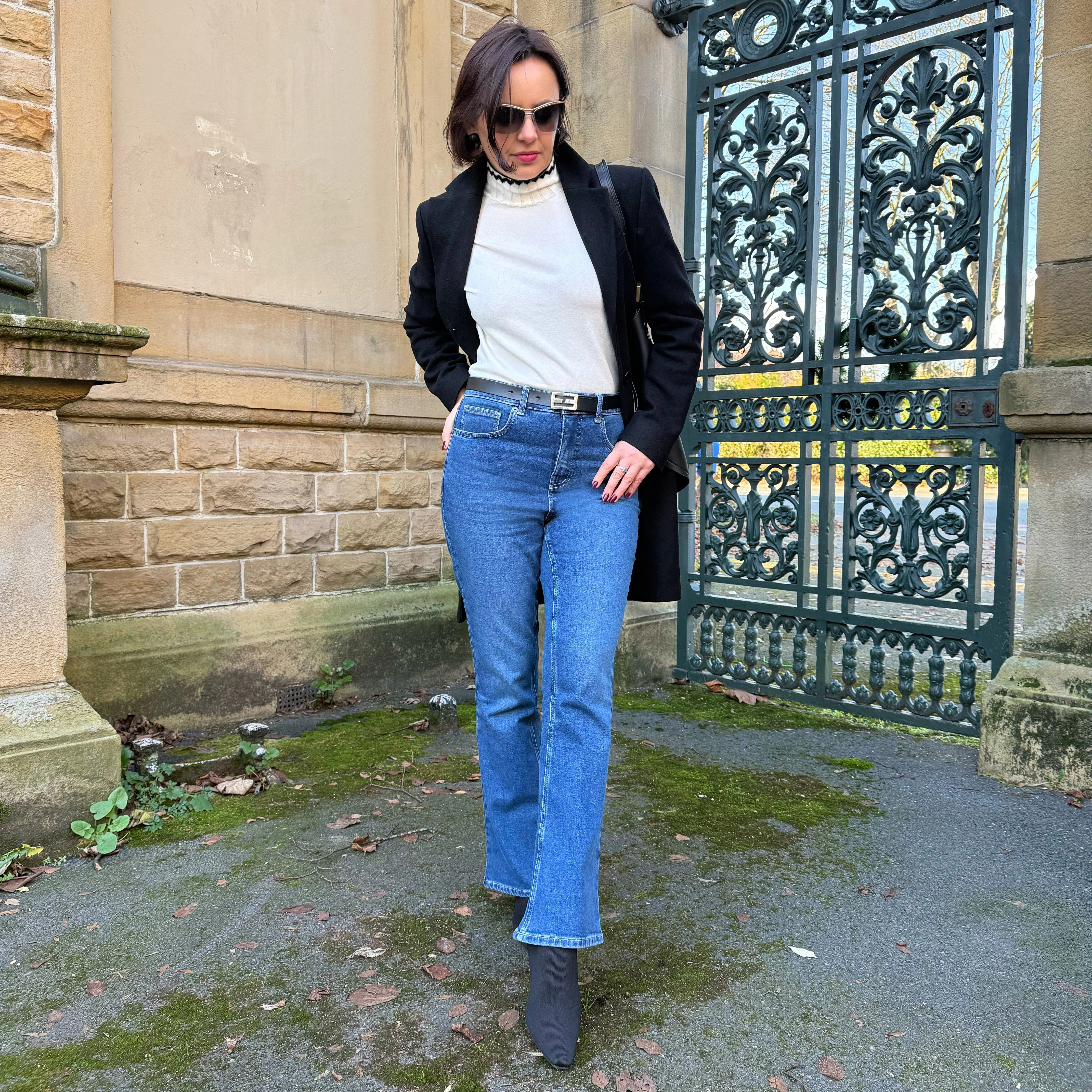 Organic Bootcut Jeans - Atlantic - Image 15