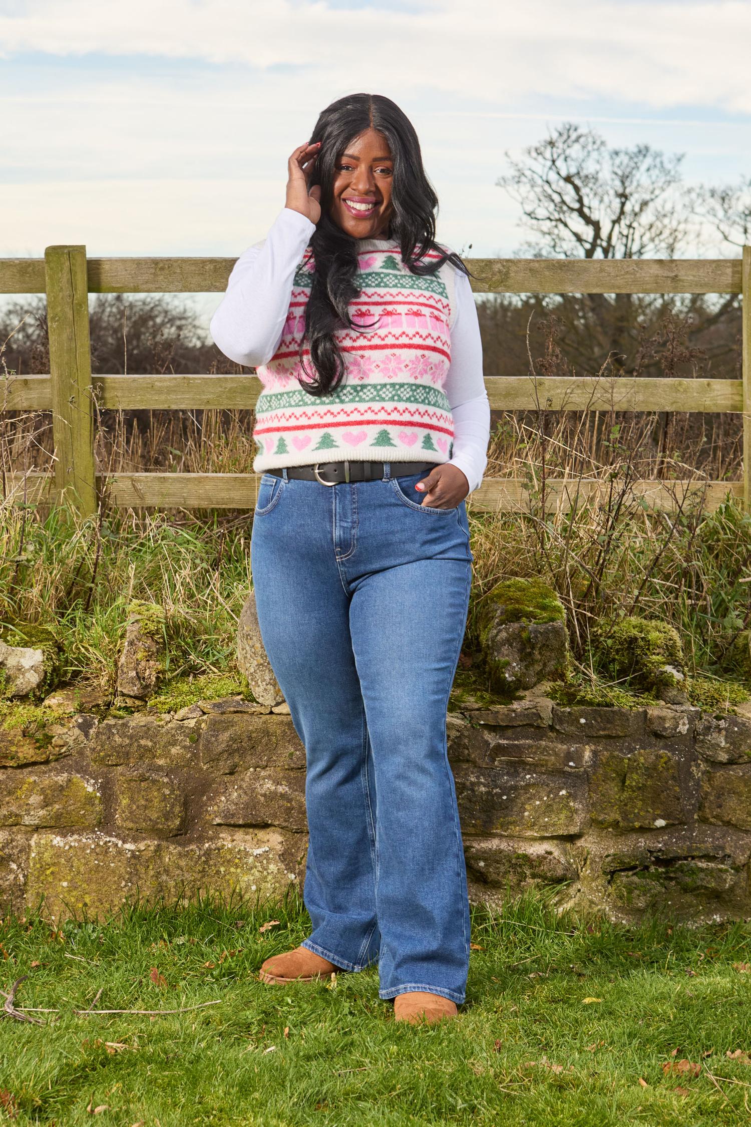Organic Bootcut Jeans - Atlantic - Image 17