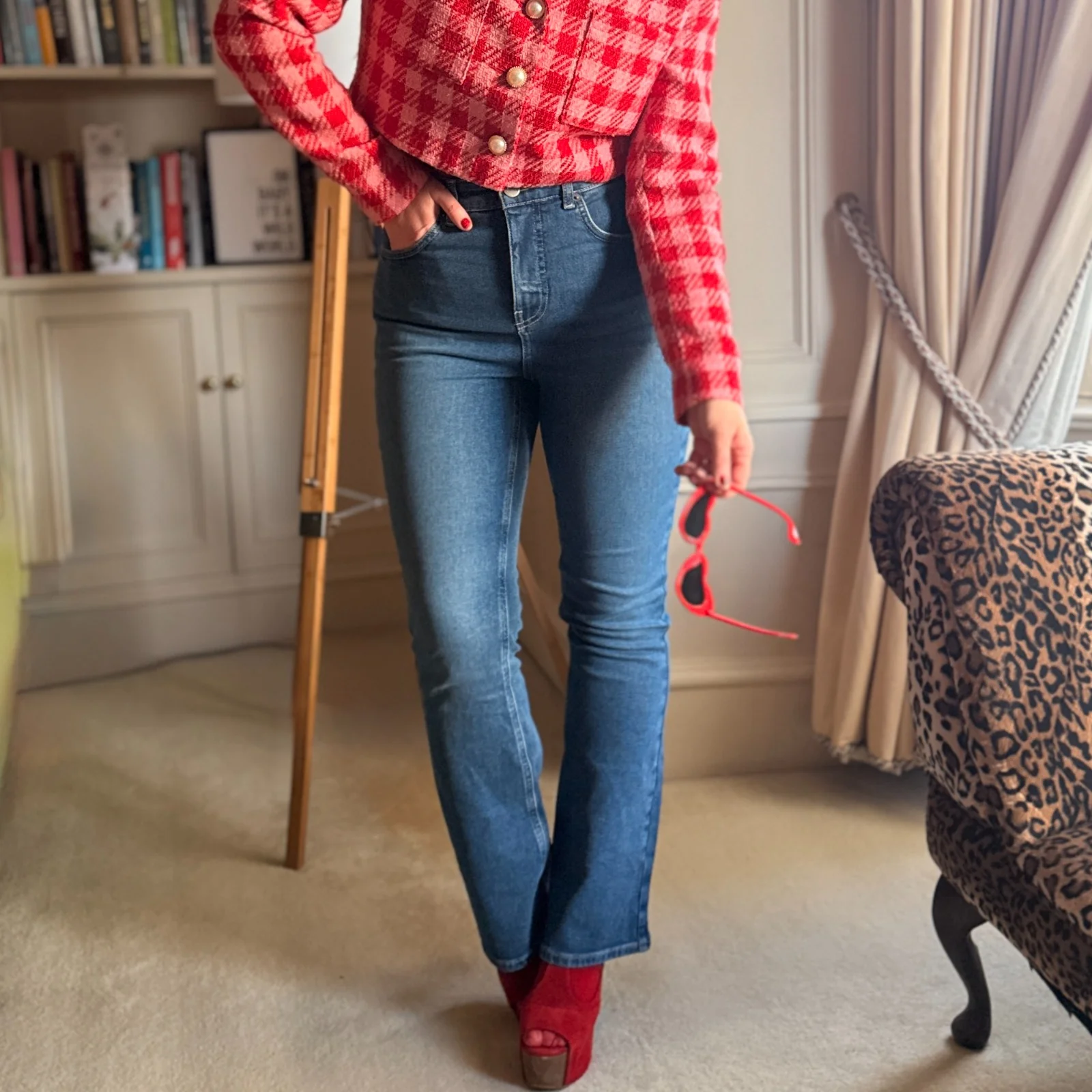 Organic Bootcut Jeans - Atlantic - Image 20