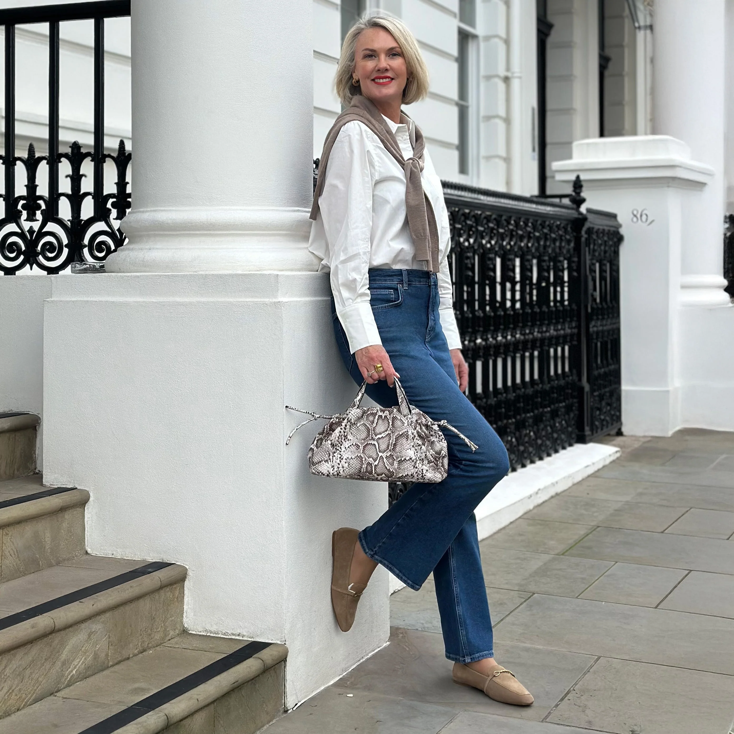 Organic Bootcut Jeans - Atlantic - Image 7