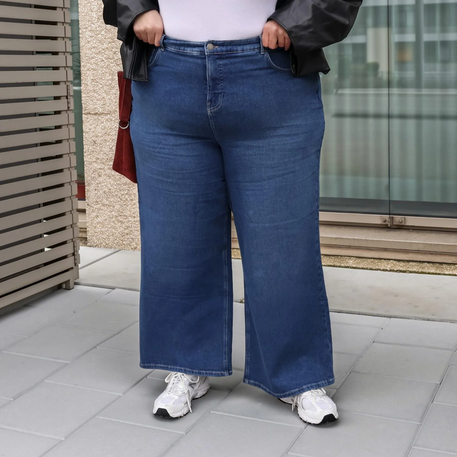 Organic Wide Leg Jeans - Atlantic - Image 27