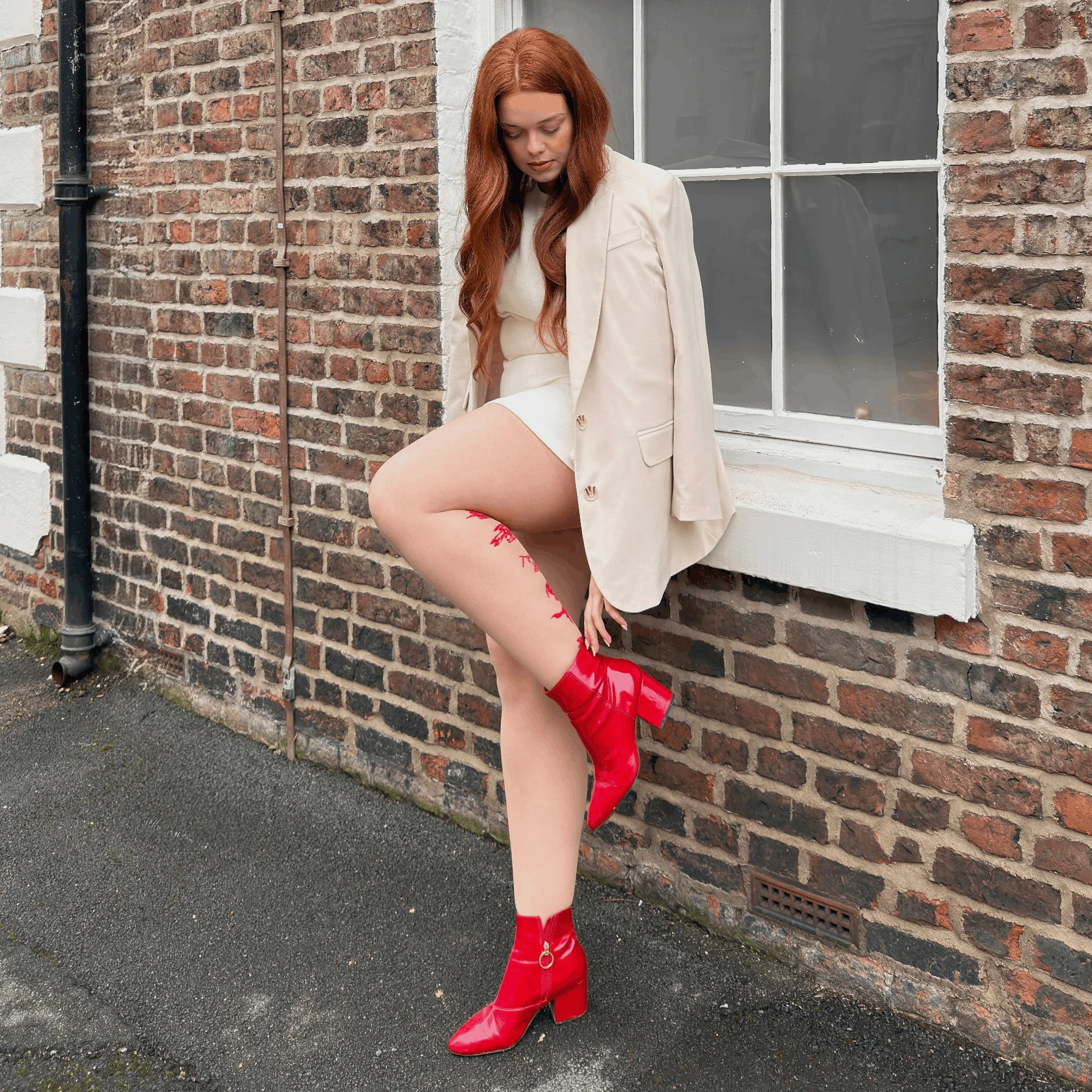 Manifest Sheer Tights - Builders Tea - Image 2