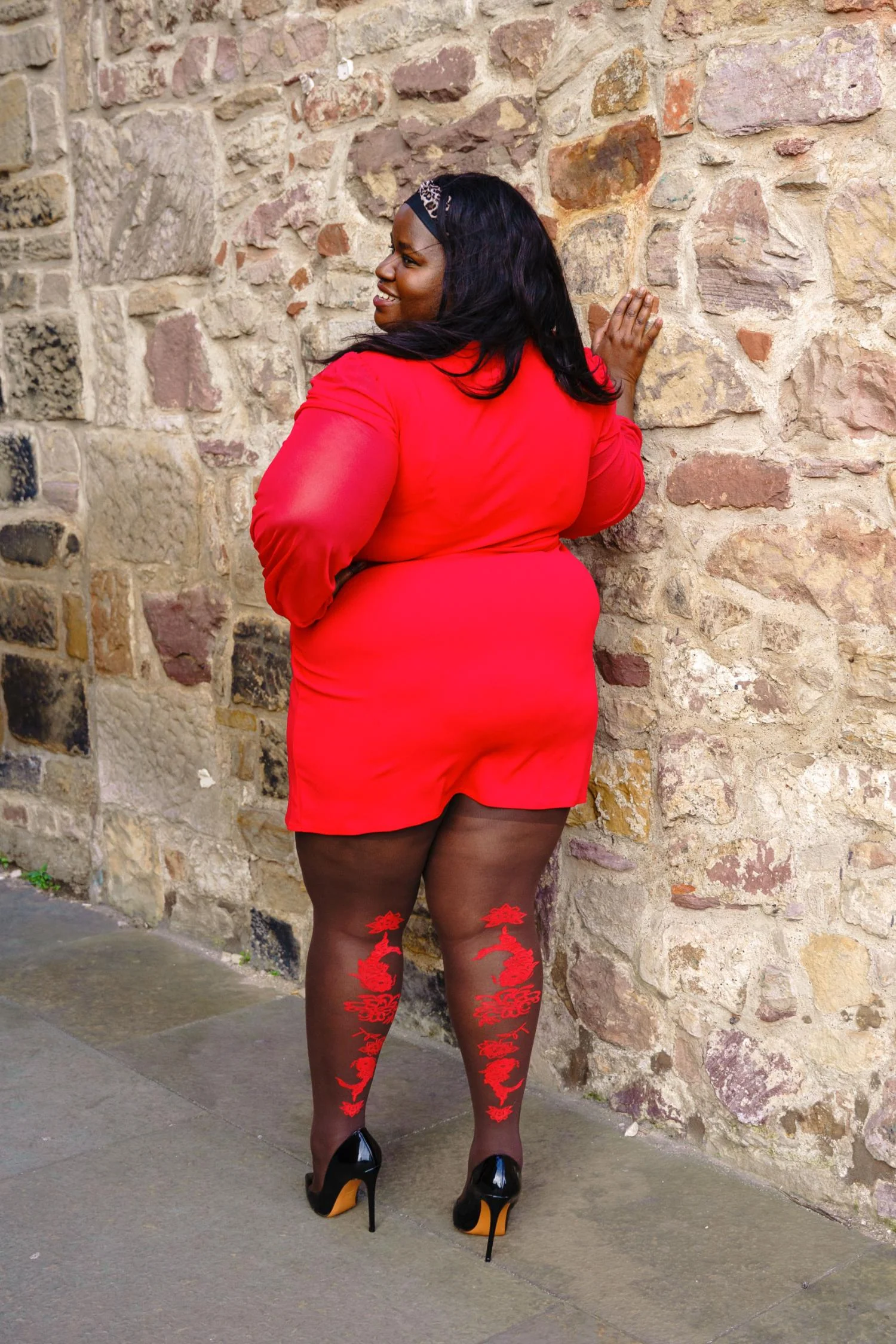 Manifest Sheer Tights - Praline - Image 4