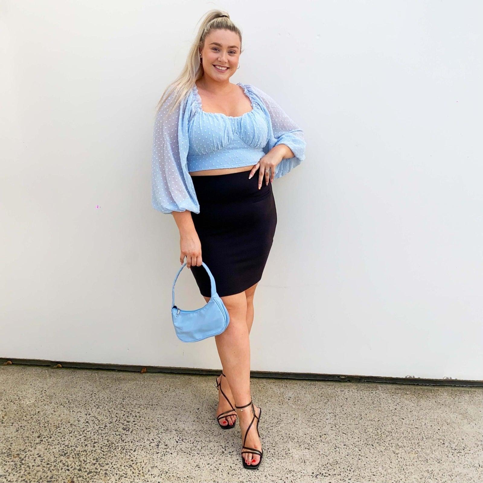 Pencil Skirt - Black - Image 10