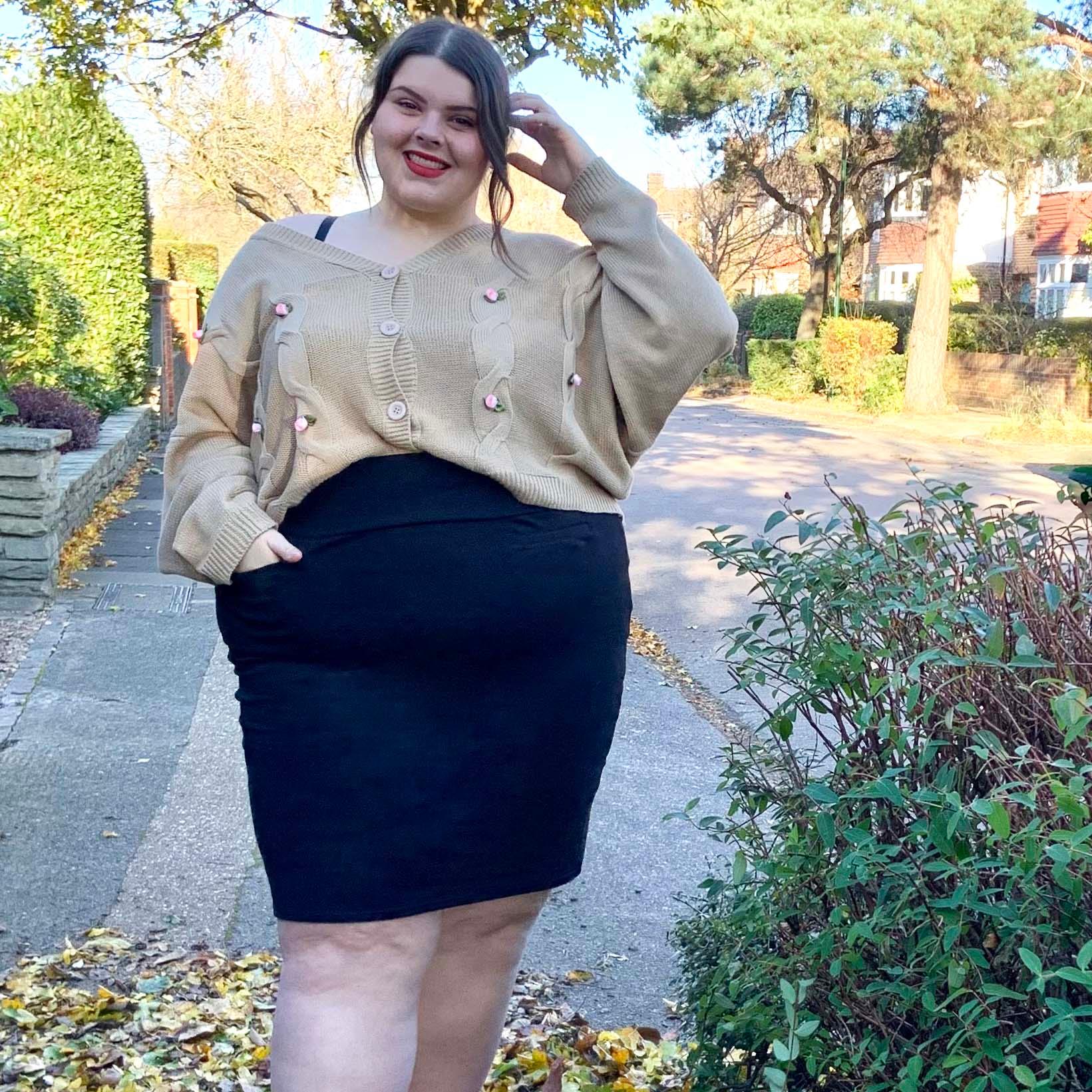 Pencil Skirt - Black - Image 3