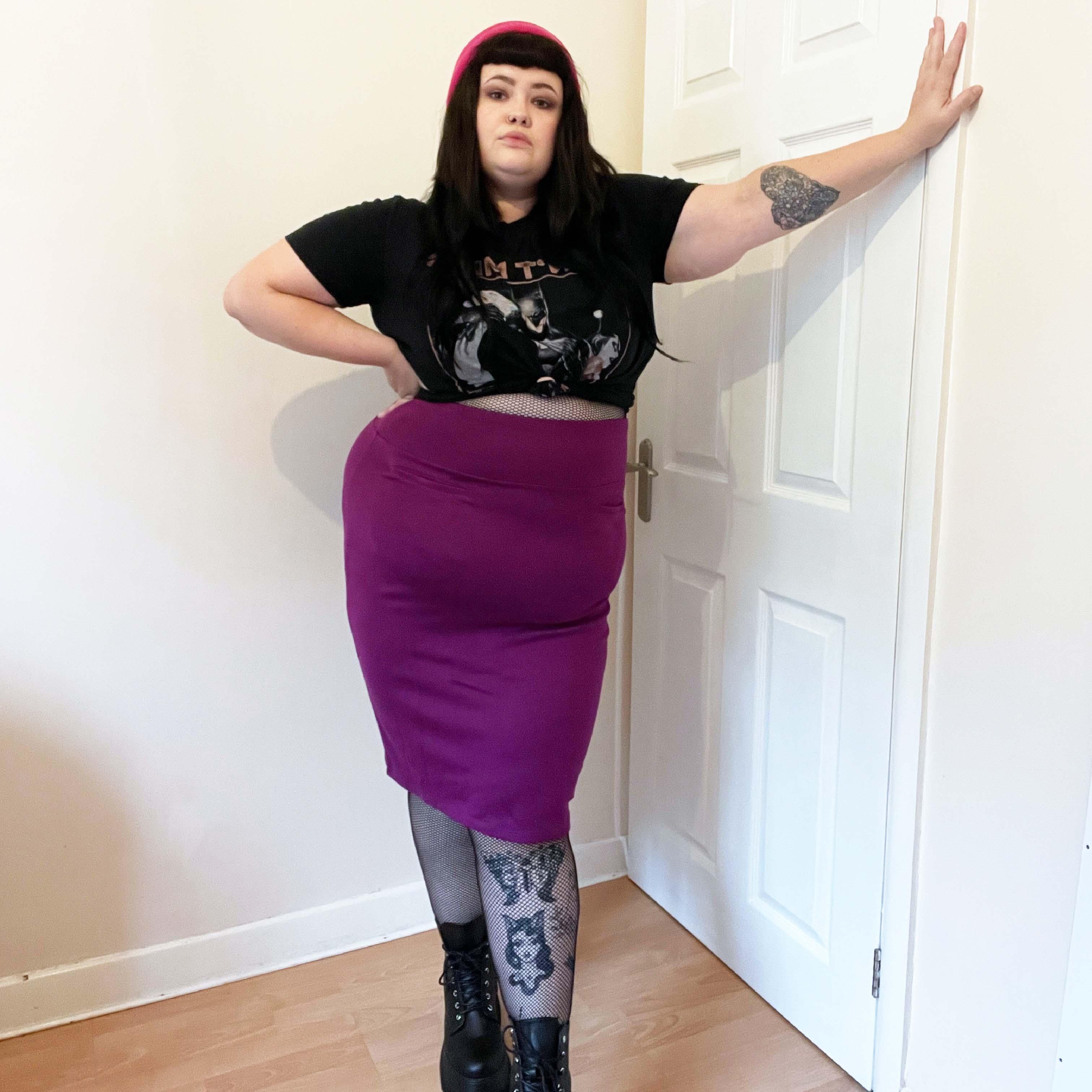 Pencil Skirt - Figgy Pudding - Image 4