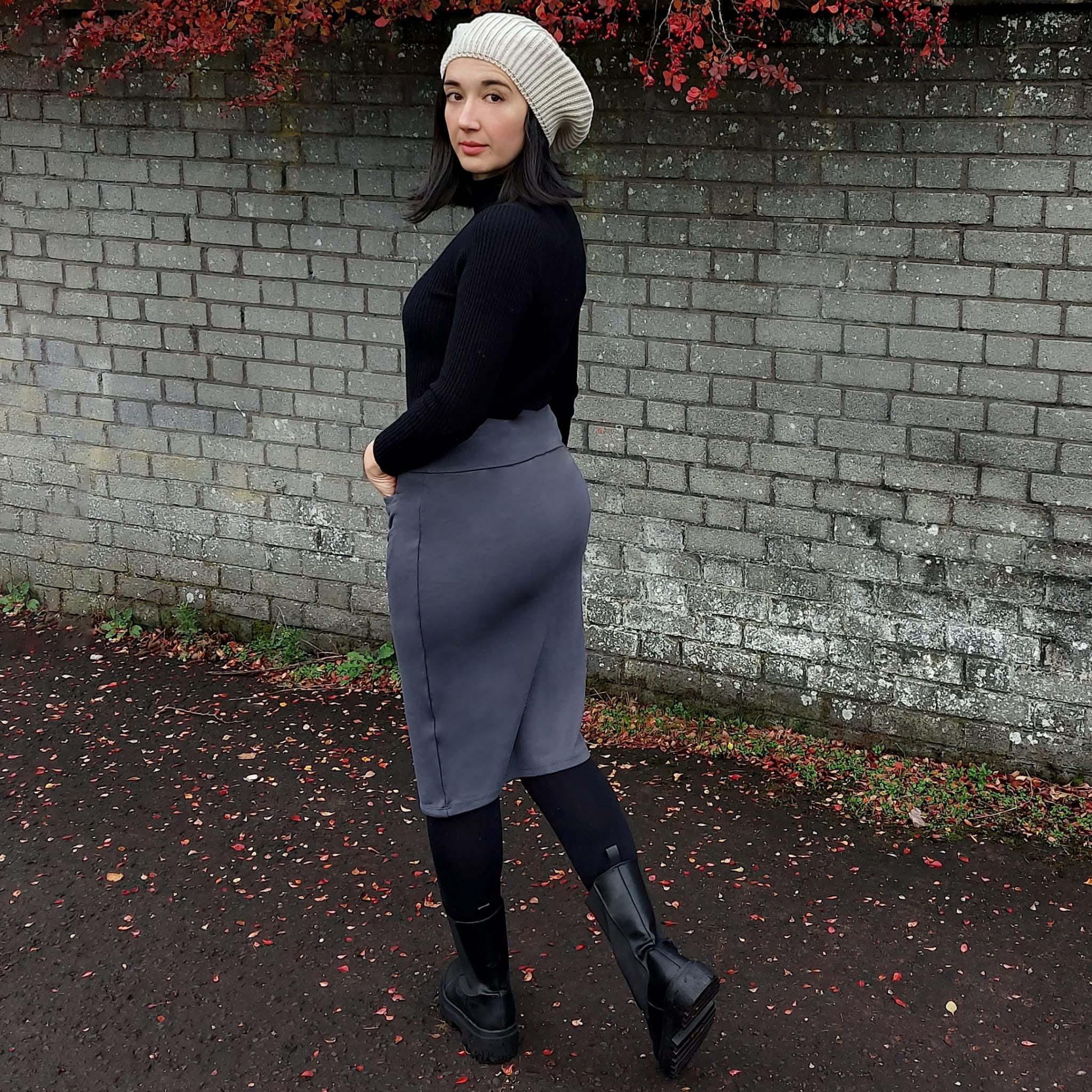 Pencil Skirt - Slate Grey - Image 12